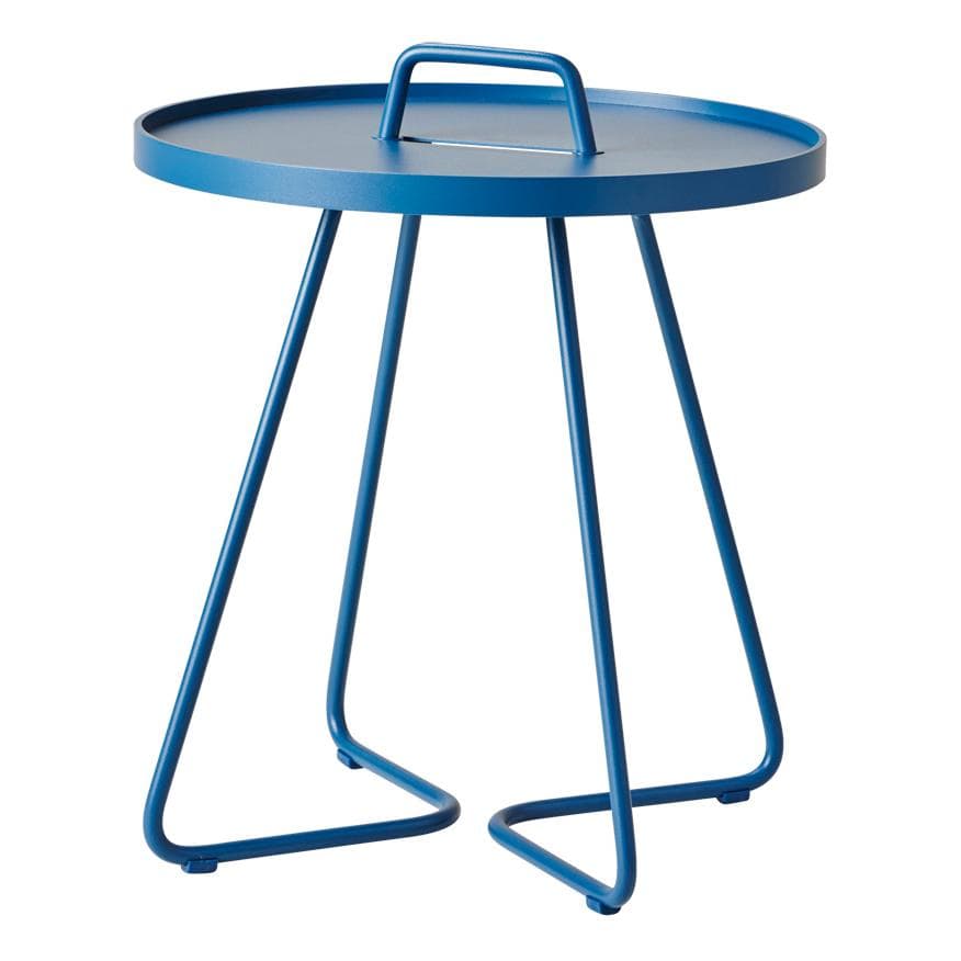 Cane-Line On-the-move Bijzettafel SØ44 Dusty Blauw