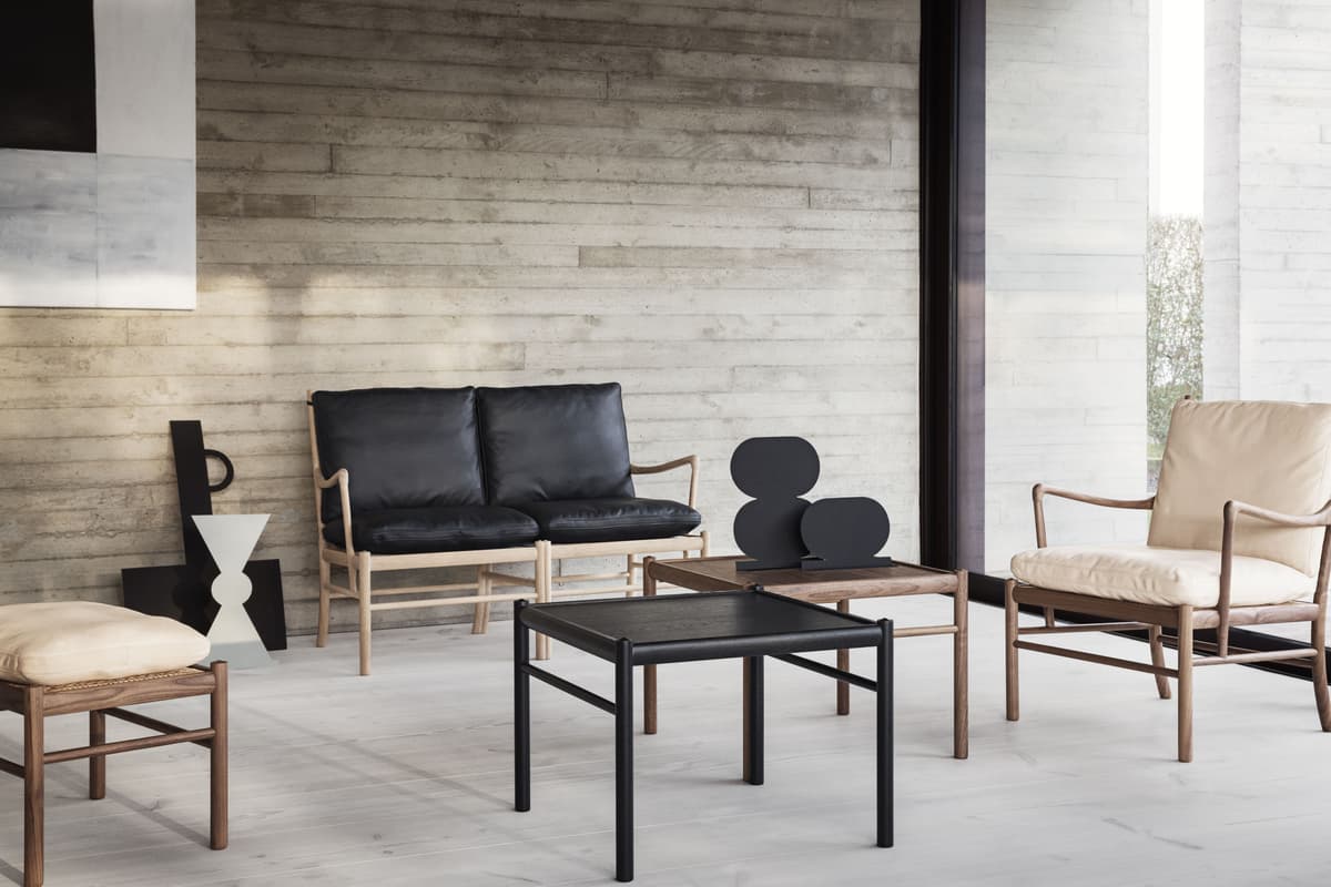 Carl Hansen&Son OW449 Colonial Salontafel 60x60 Zwart Eiken thumbnail 3