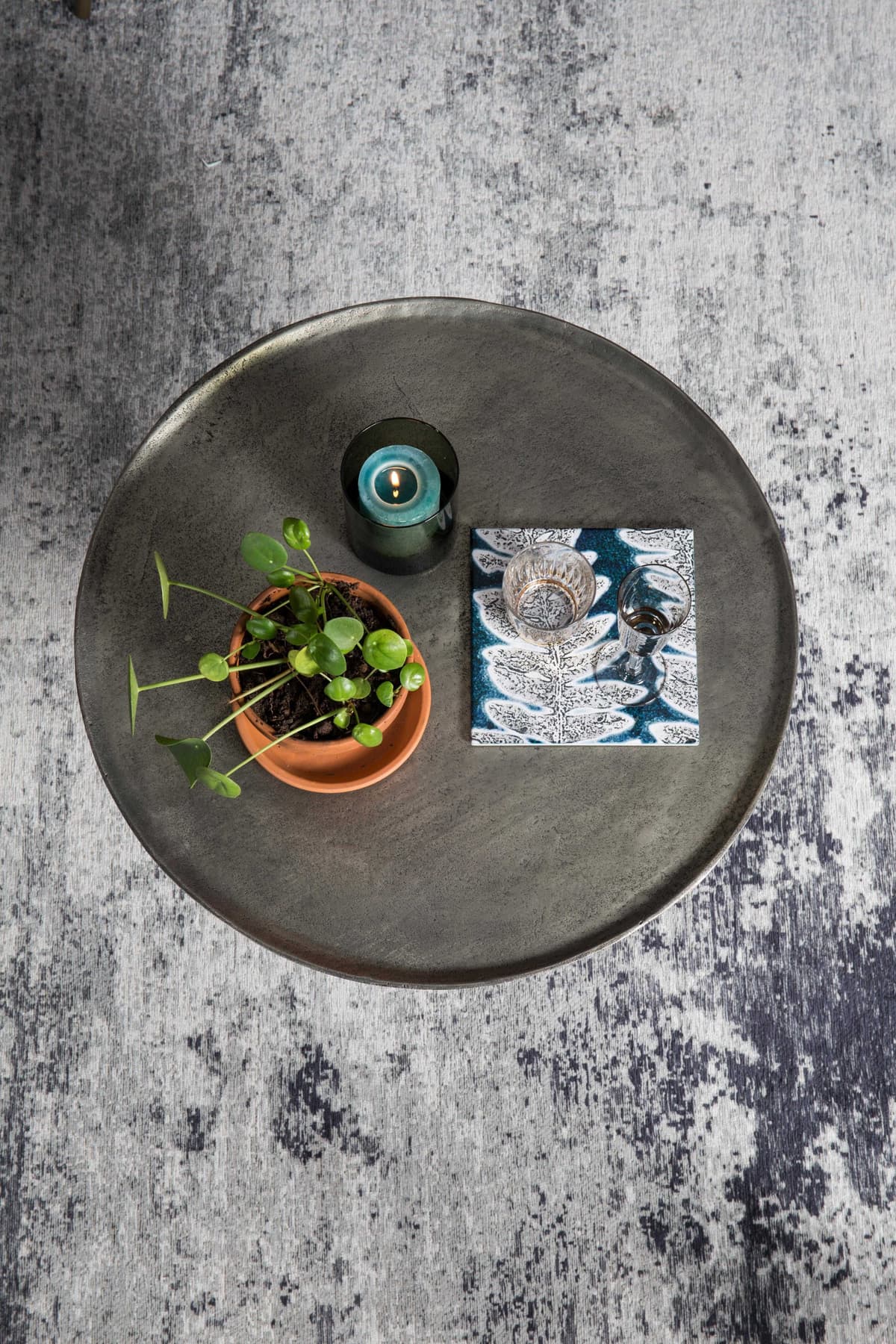 Dutchbone Brute Bijzettafel Nikkel thumbnail 2