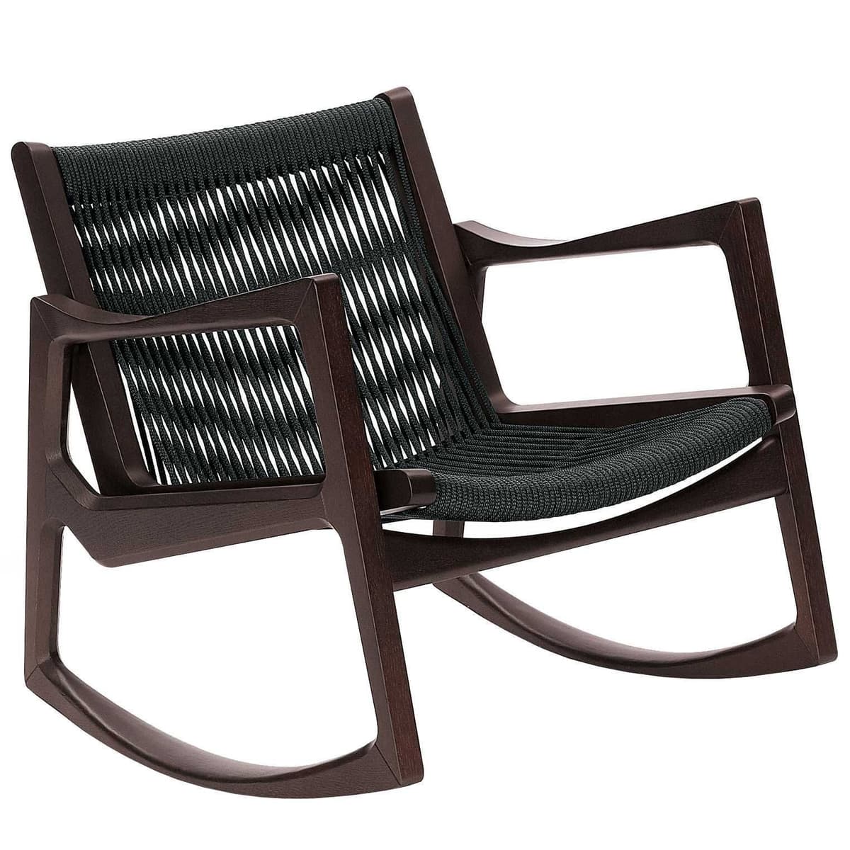 ClassiCon Euvira Schommelstoel Bruin Onderstel Koord Zitting