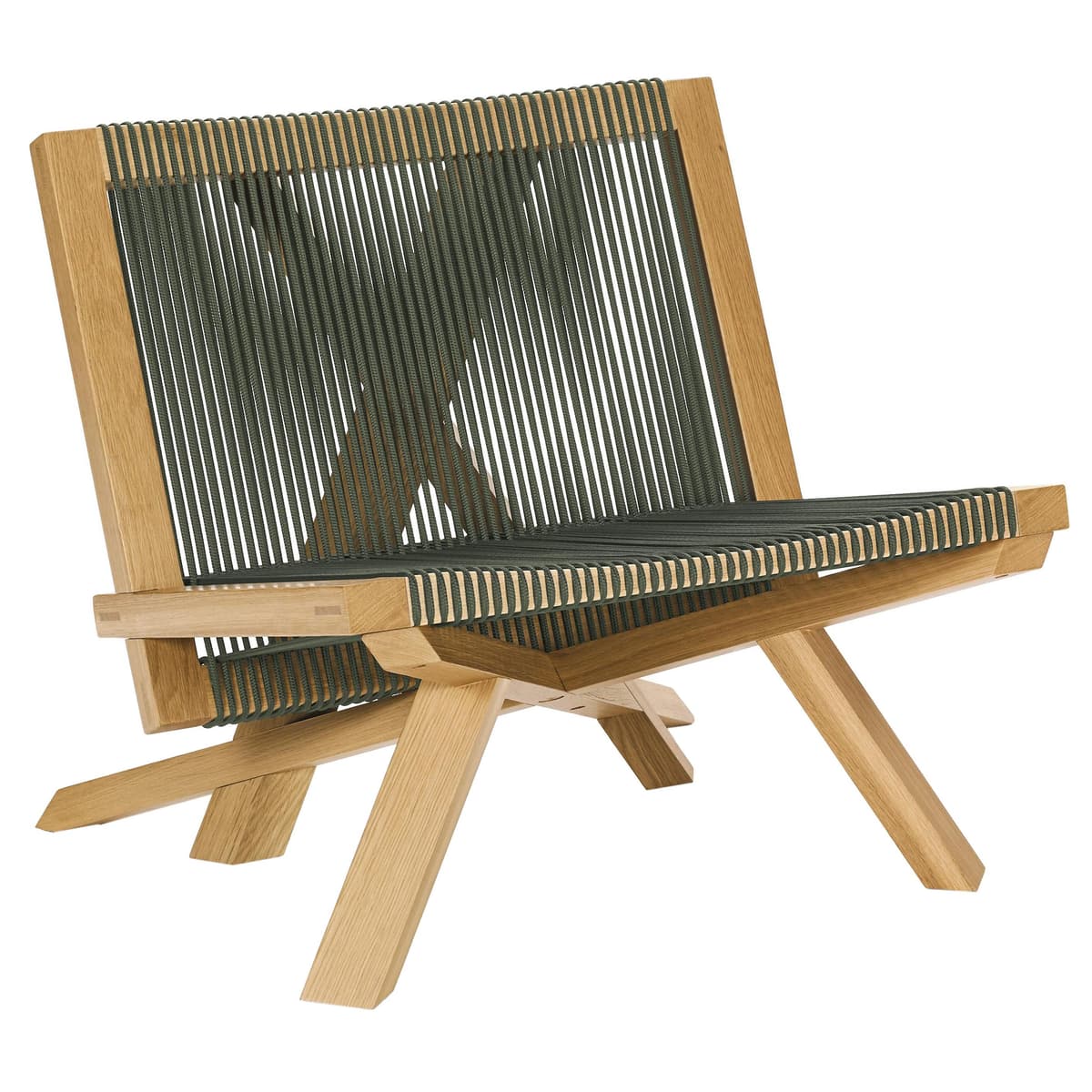 ClassiCon Volkshaus Fauteuil Eiken Forest Green