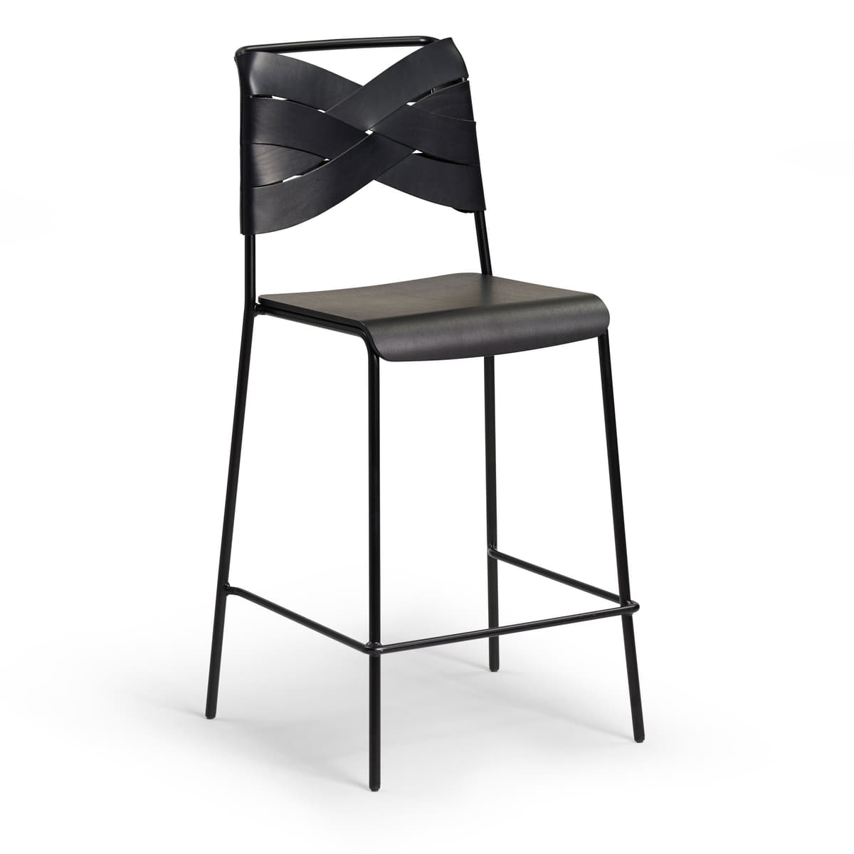 Design House Stockholm Torso Barkruk 65cm Zwart