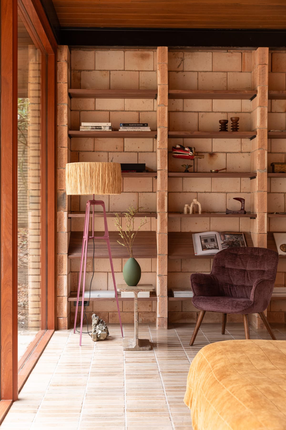 Dutchbone Satpura Bijzettafel Bruin Marmer thumbnail 3