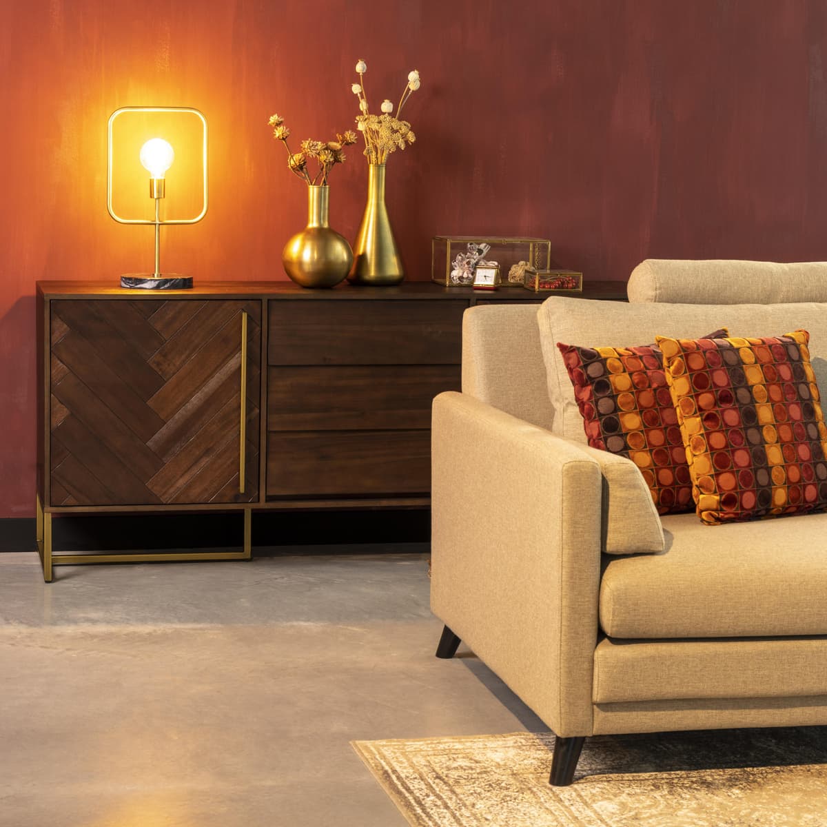 Dutchbone Class Dressoir Hoog Acacia thumbnail 2