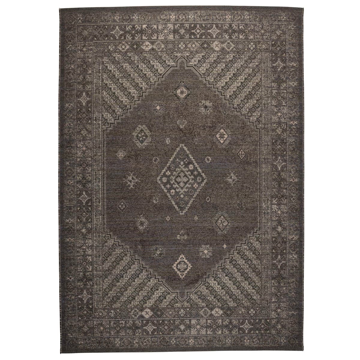 Dutchbone Devon Vloerkleed 170x240 Charcoal Green