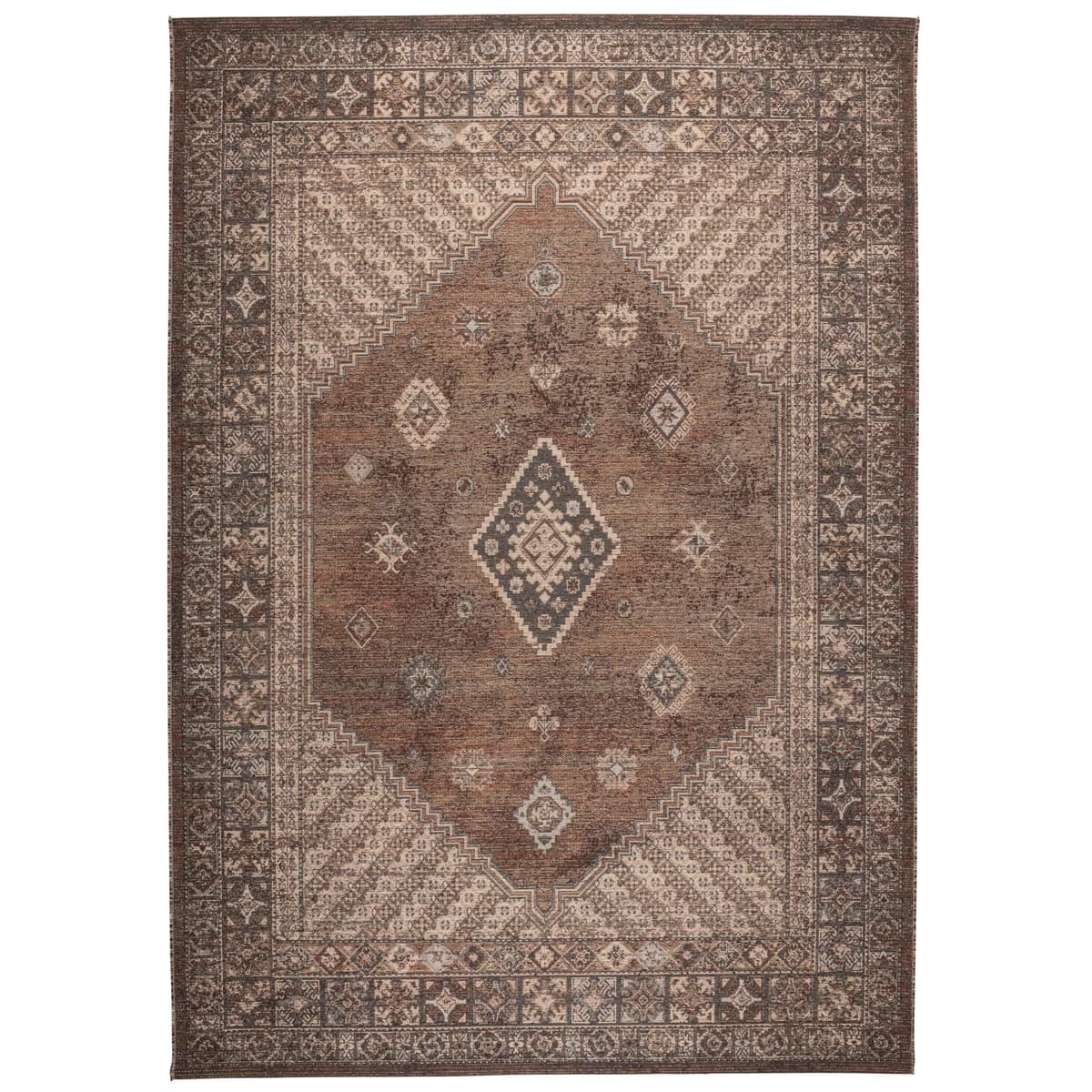 Dutchbone Devon Vloerkleed 170x240 Earthy Brown