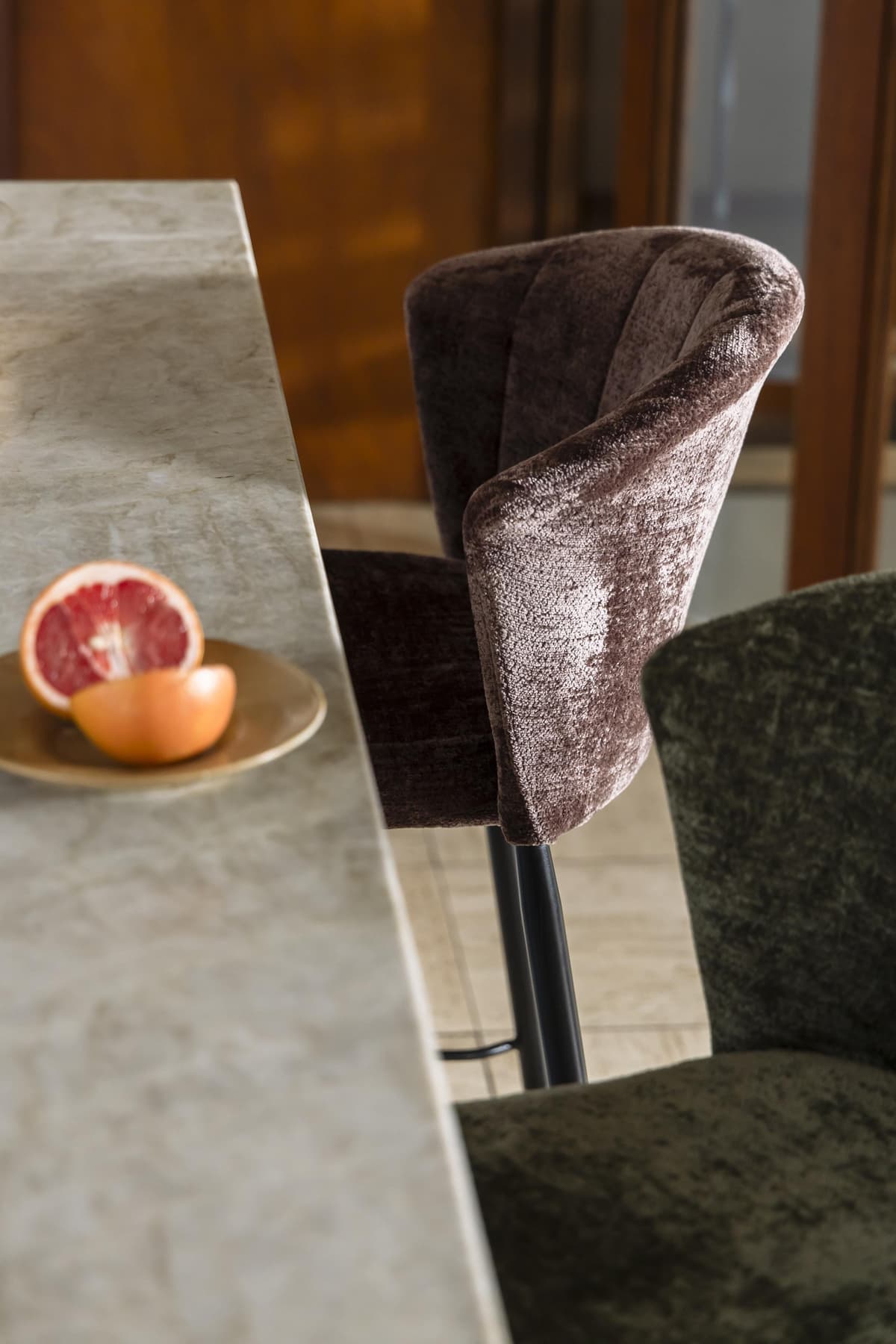 Dutchbone Georgia Barkruk Green thumbnail 2