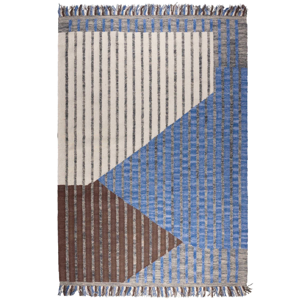 Dutchbone Hampton Vloerkleed 200x300 Blauw