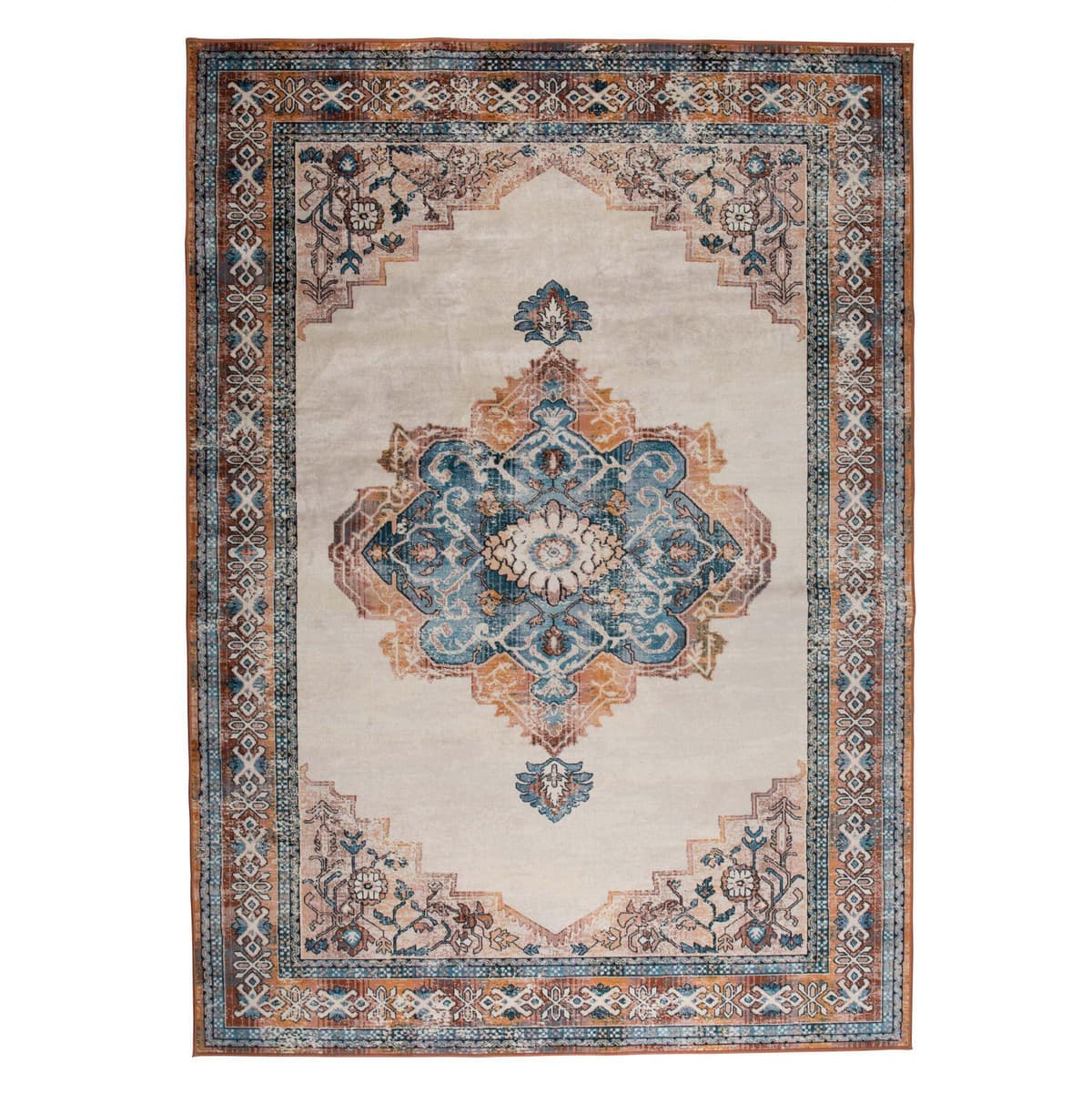 Dutchbone Mahal Vloerkleed 170x240 Blauw