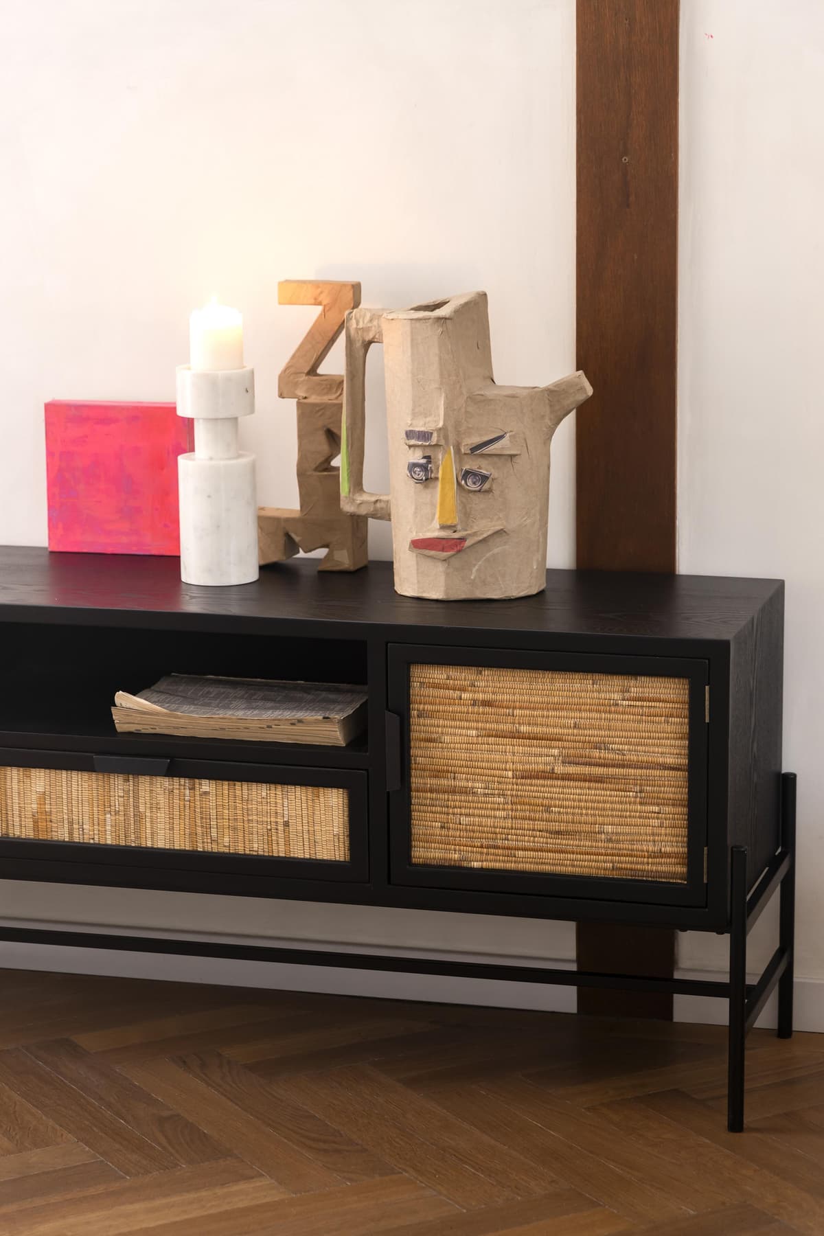 Dutchbone Paros Kandelaar Beige thumbnail 3