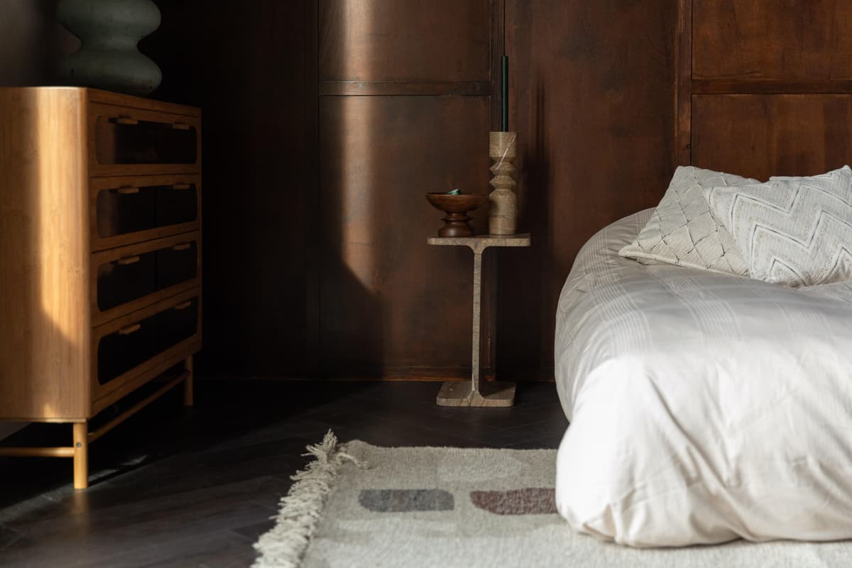 Dutchbone Satpura Kandelaar Bruin Marmer thumbnail 4