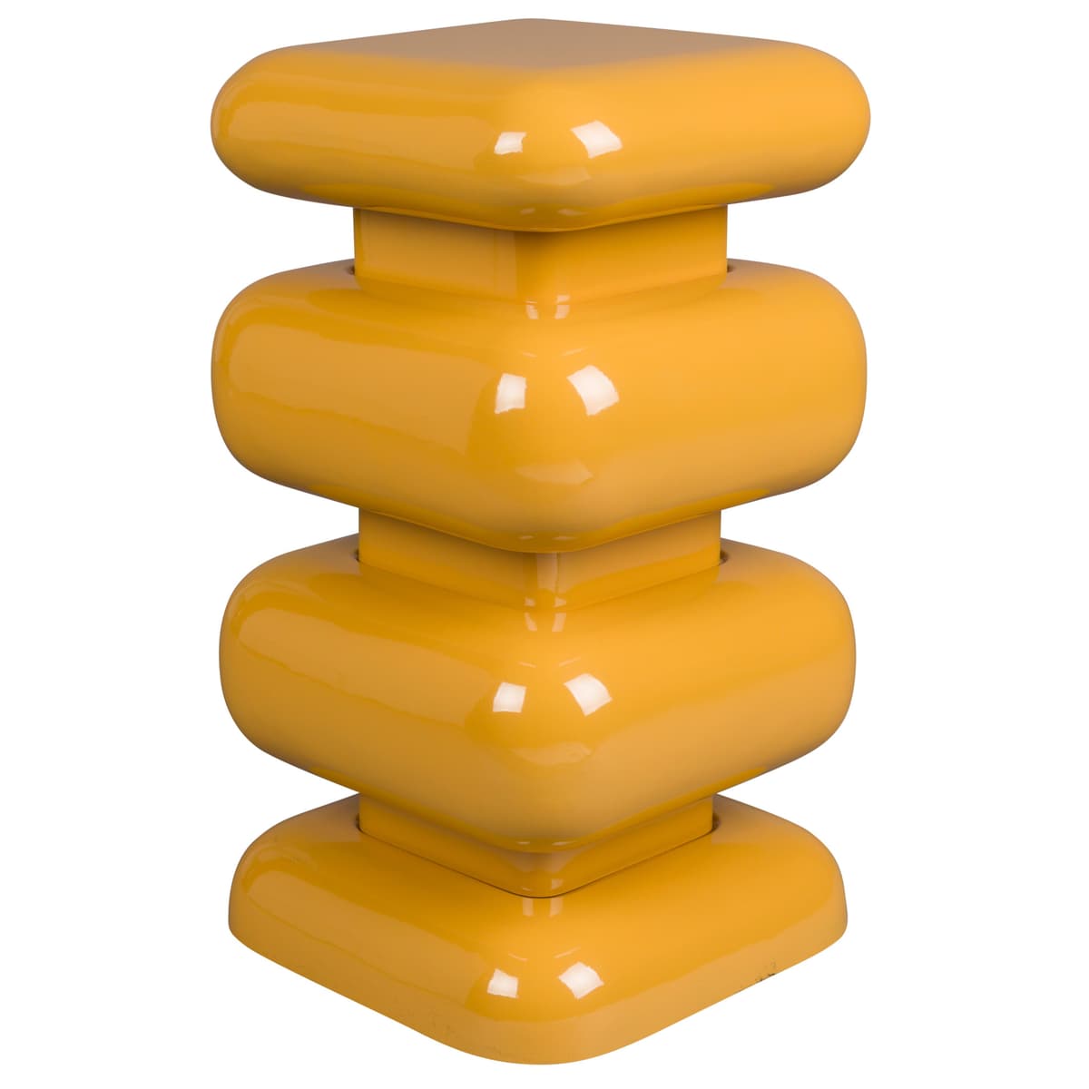 Dutchbone Stubby Bijzettafel Okergeel