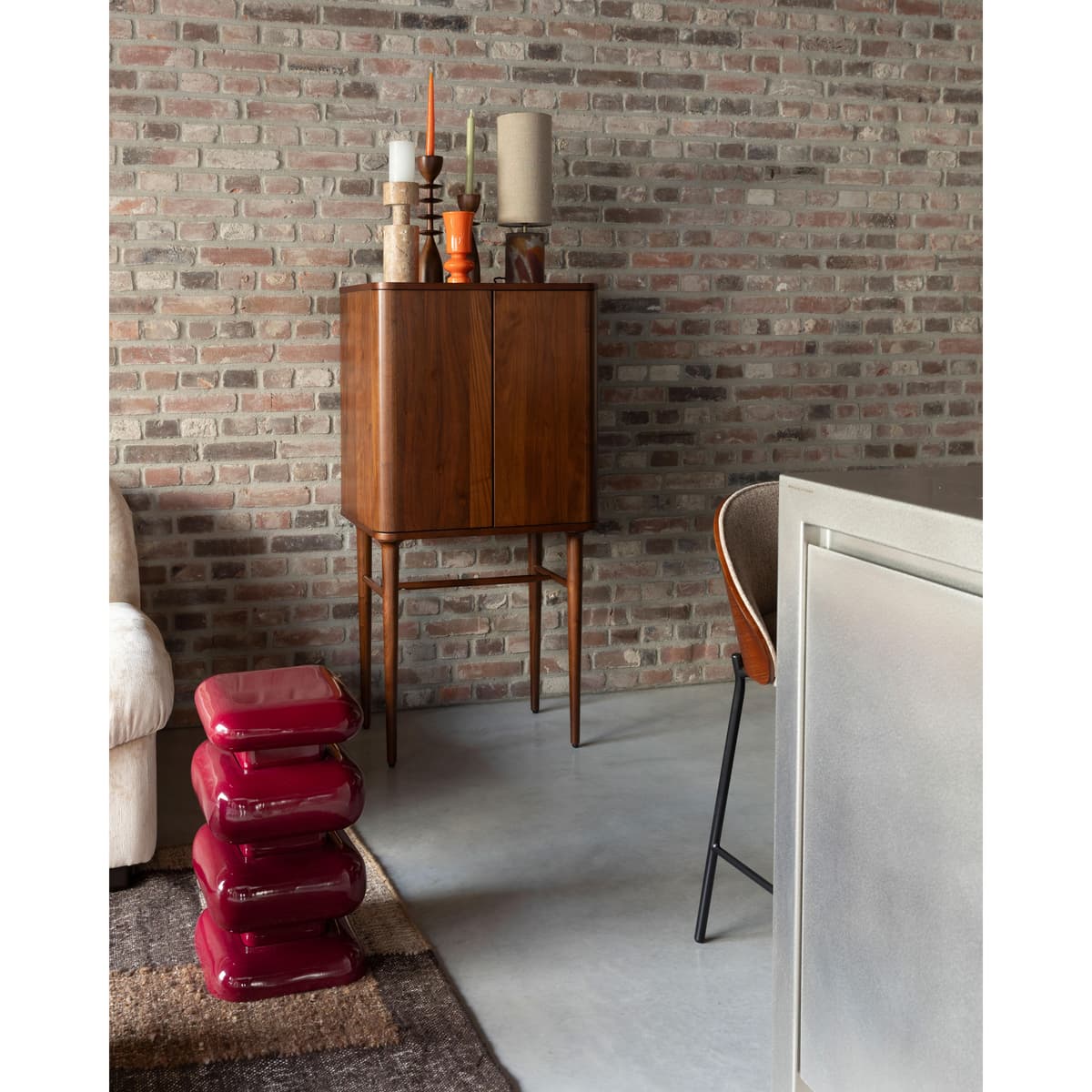 Dutchbone Stubby Bijzettafel Chroom thumbnail 2