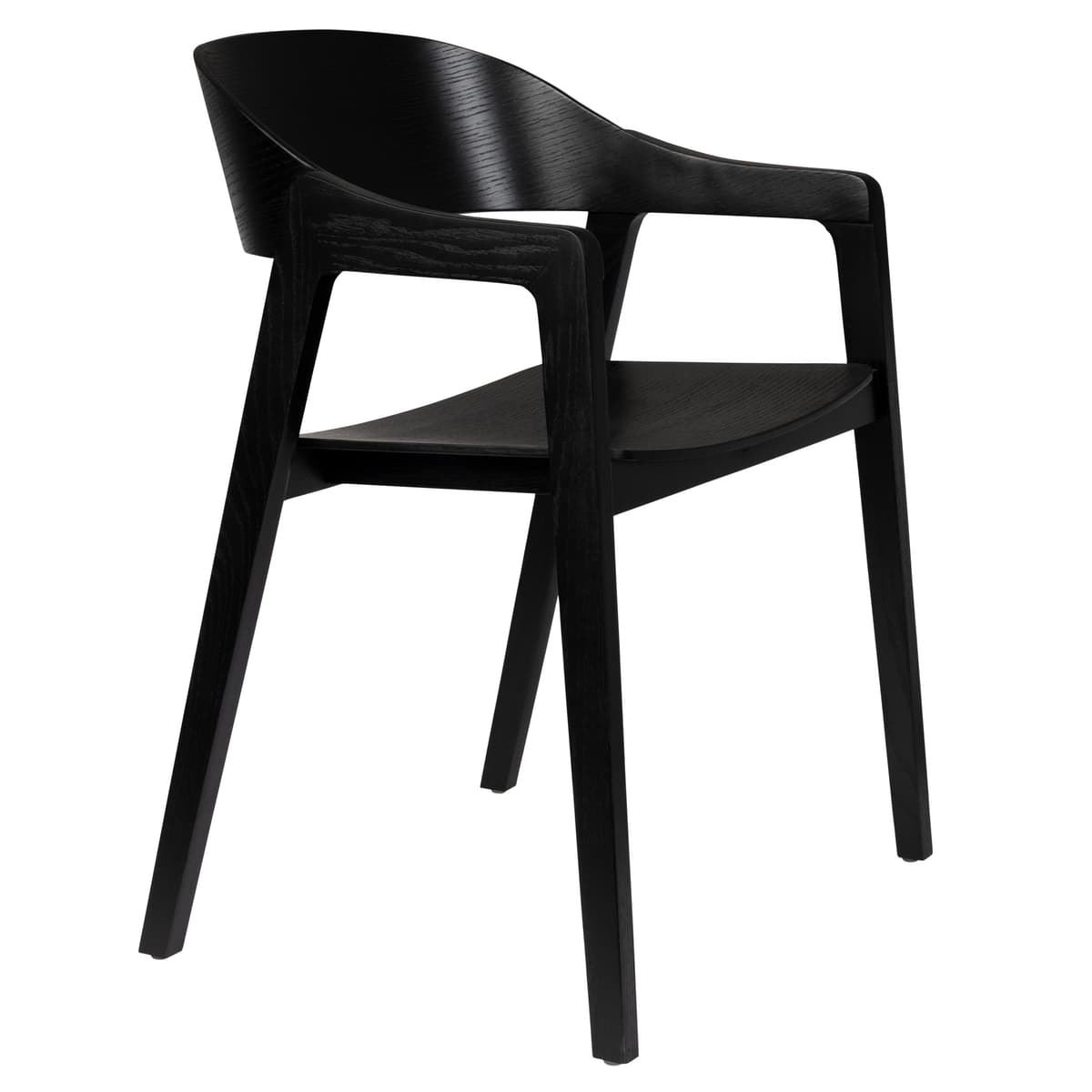 Dutchbone Westlake Eetkamerstoel Zwart