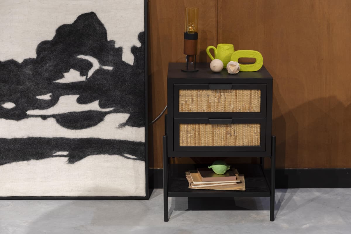 Dutchbone Yasu Nachtkastje Beige thumbnail 3