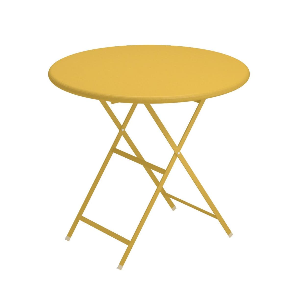 Emu Arc En Ciel TuintafelØ80 Curry Geel