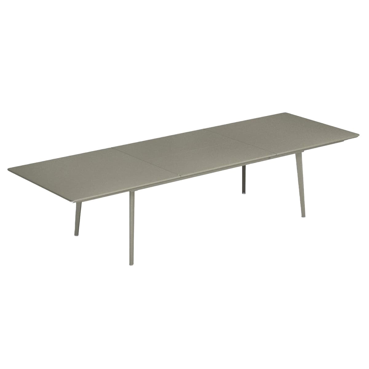Emu Plus4 Uitschuifbare Tuintafel 90x220/330 Grijs/groen
