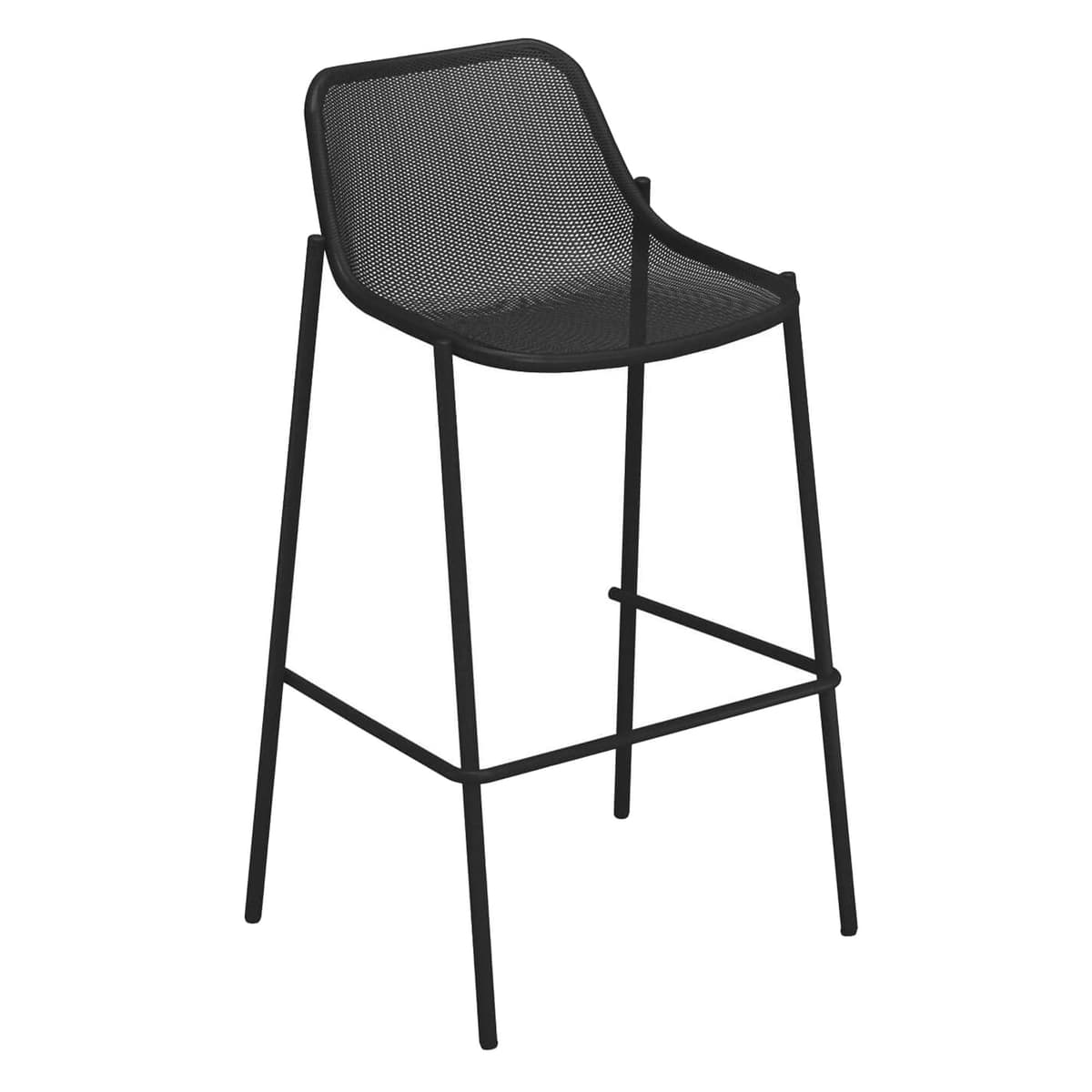 Emu Round Barkruk Zwart