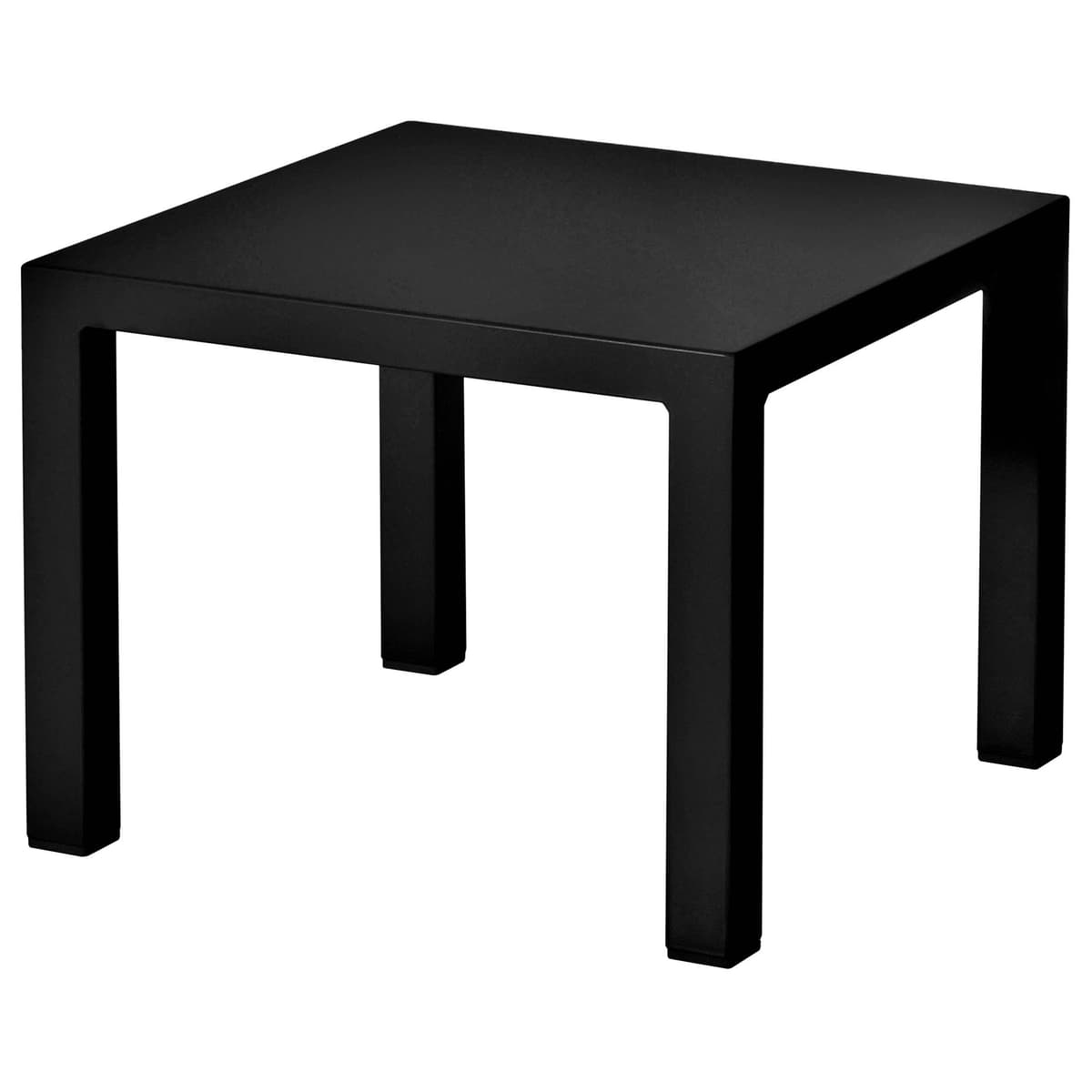 Emu Round Bijzettafel Zwart 45x45