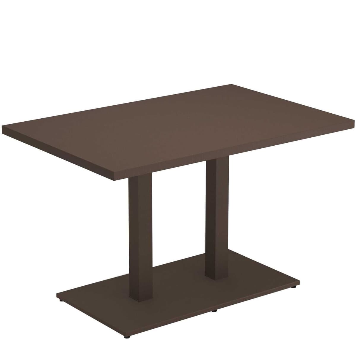 Emu Round Tuintafel 120x80 Indian Brown