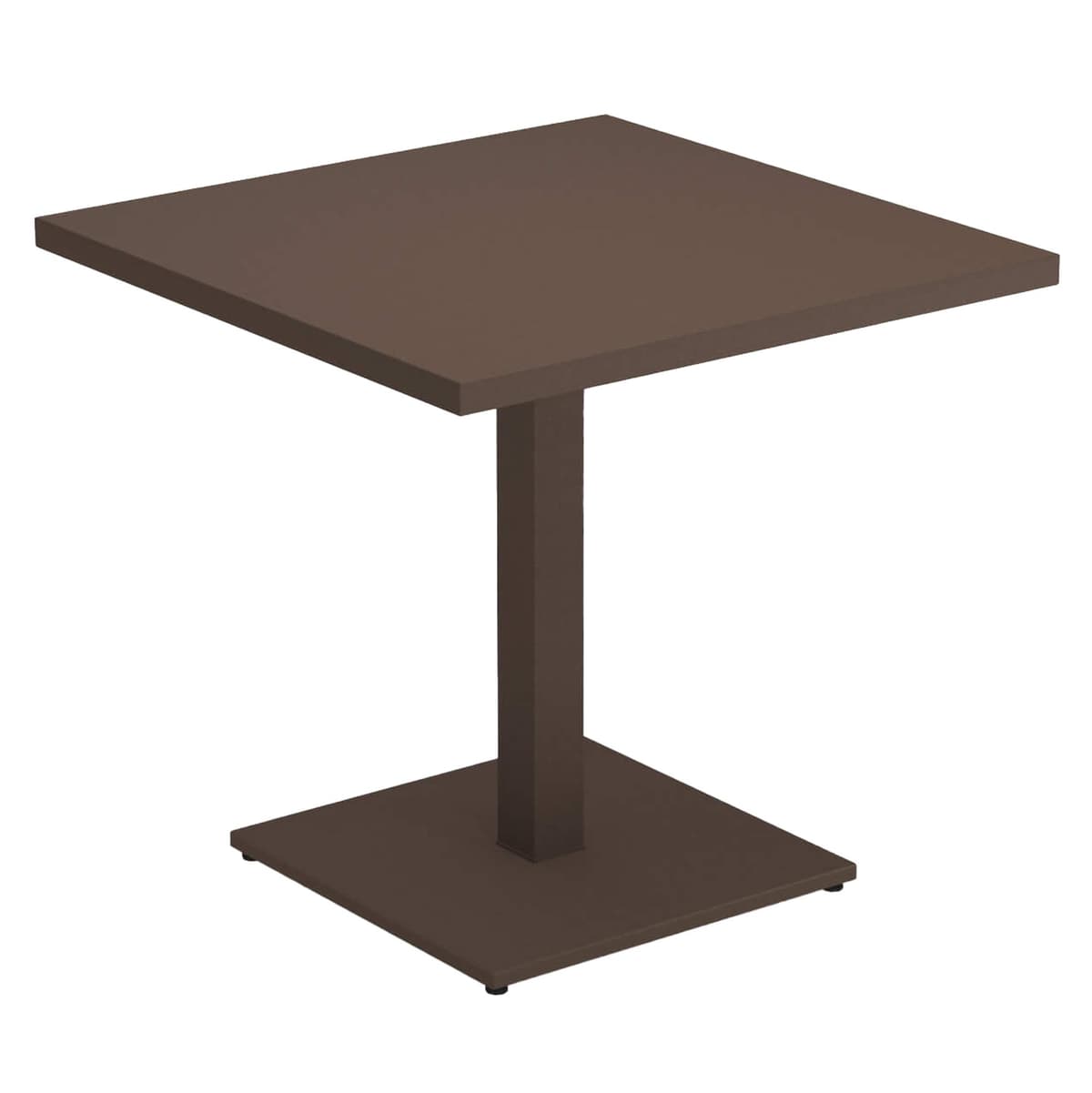 Emu Round Tuintafel Vierkant 80x80 Indian Brown
