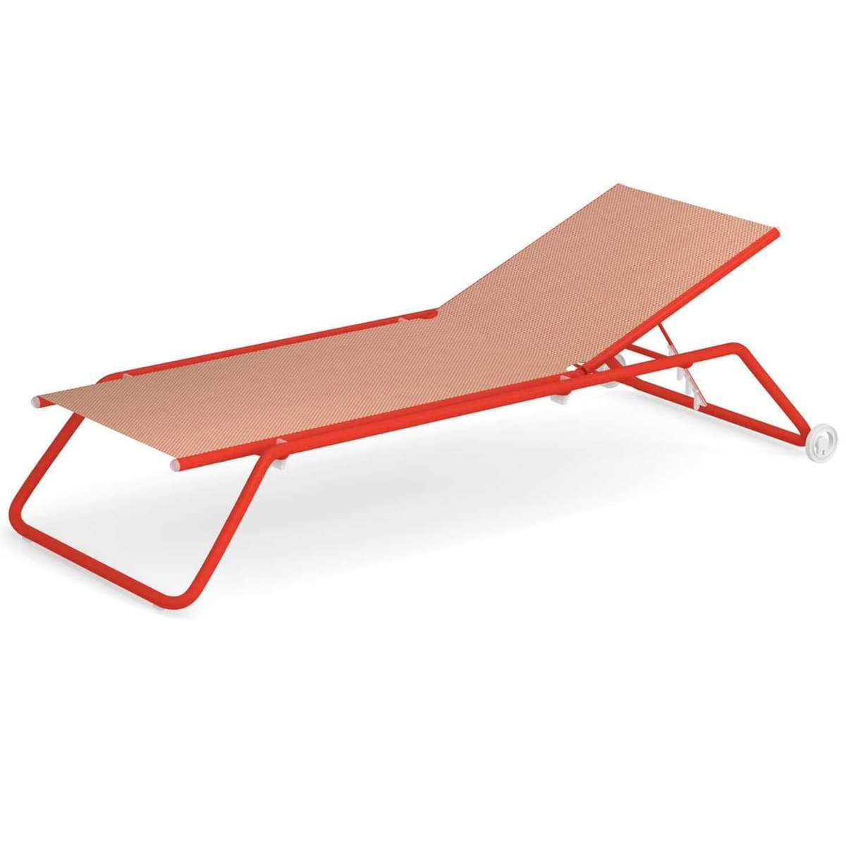 Emu Snooze Ligbed Perzik Scarlet Red Frame