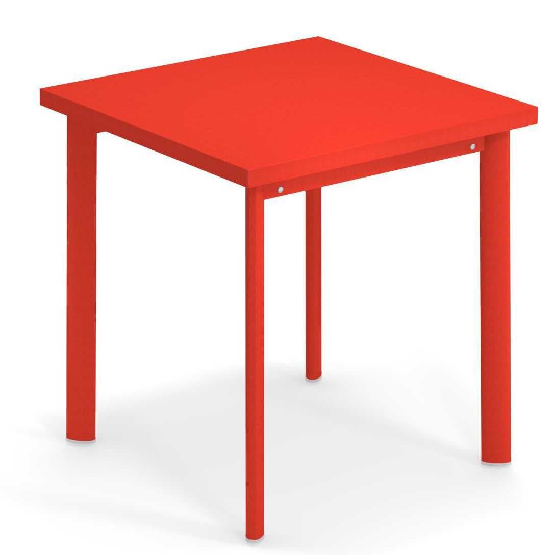 Emu Star Square Tafel Scarlet Red 70x70