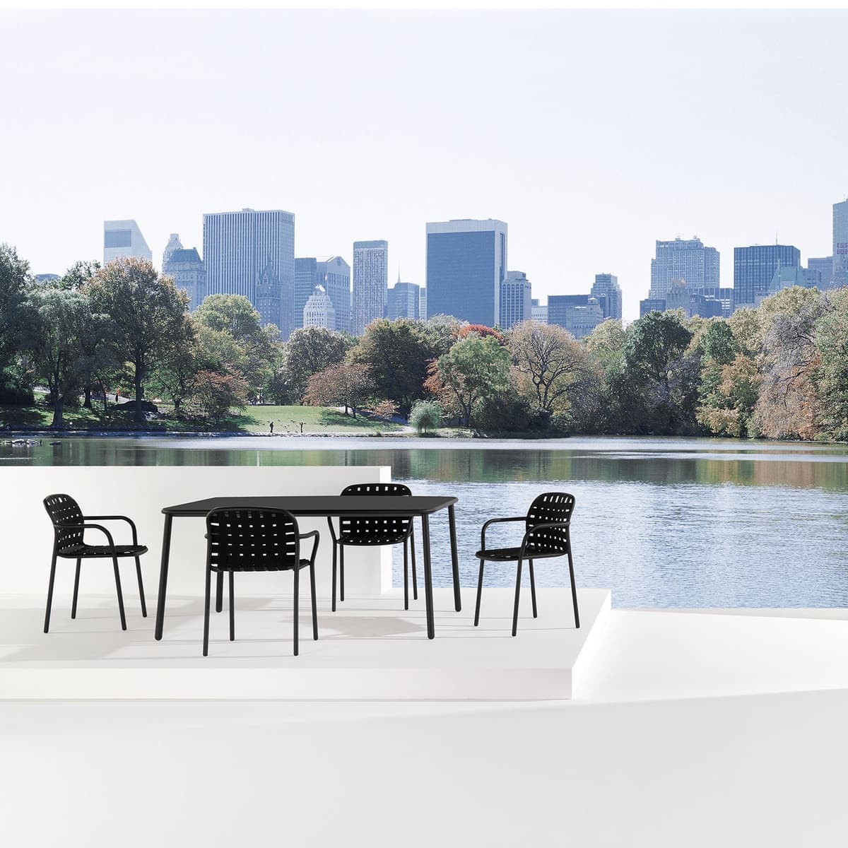 Emu Yard Table Aluminium Tuintafel 160x98 Bruin thumbnail 3