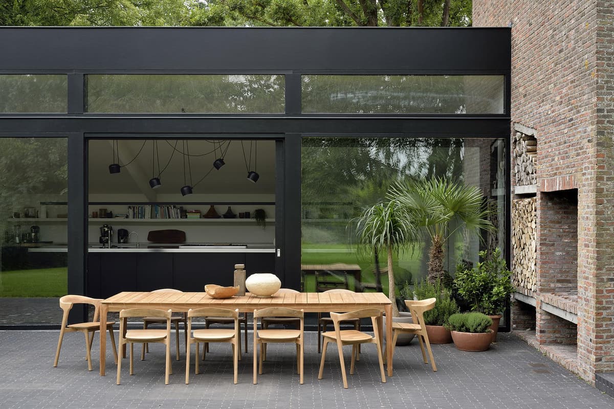 Ethnicraft Bok Tuintafel 300x110 Teak Zwart thumbnail 2