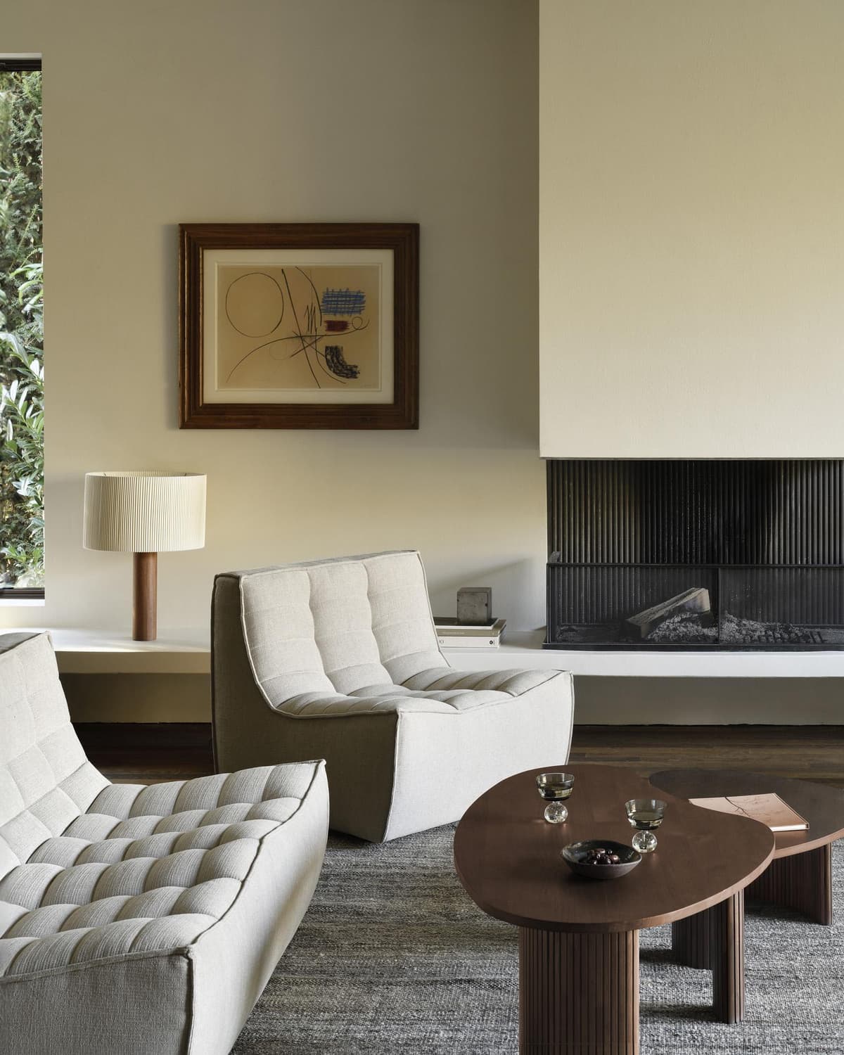 Ethnicraft Boomerang Large Salontafel 126x74 Bruin thumbnail 4