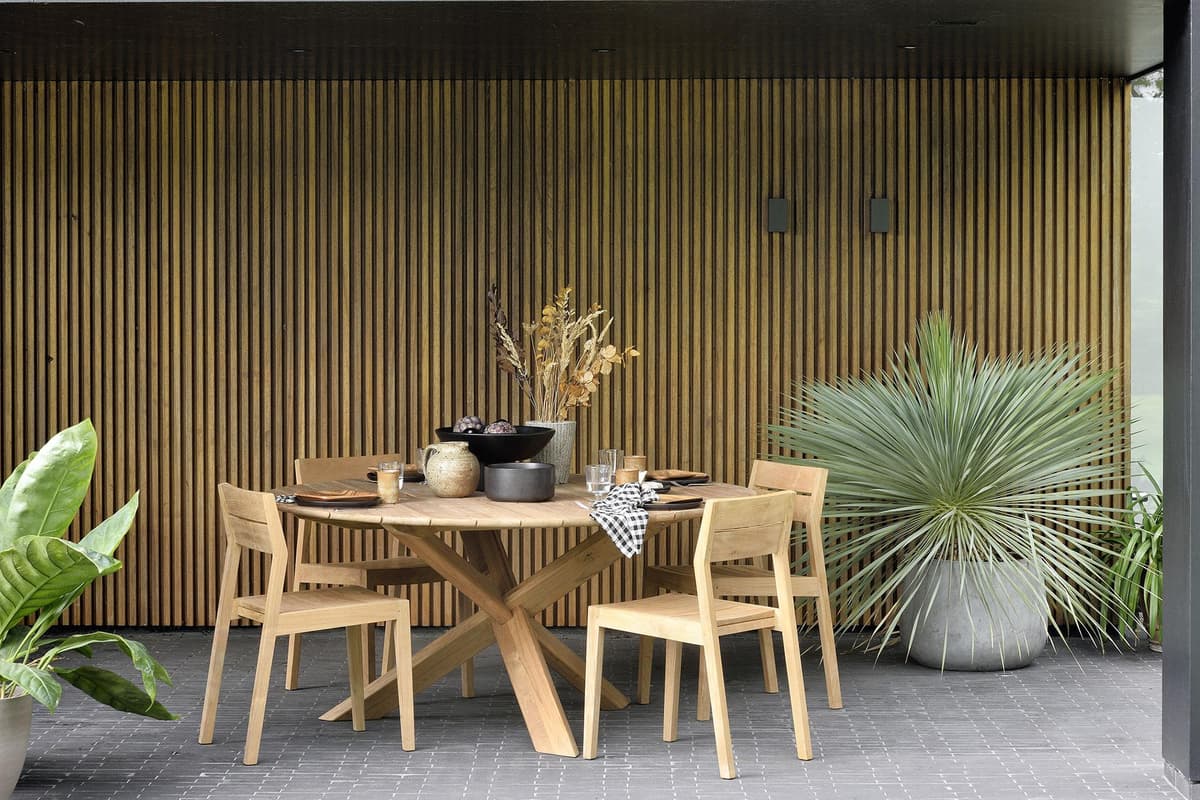 Ethnicraft Circle Tuintafel 163 Teak Naturel thumbnail 4