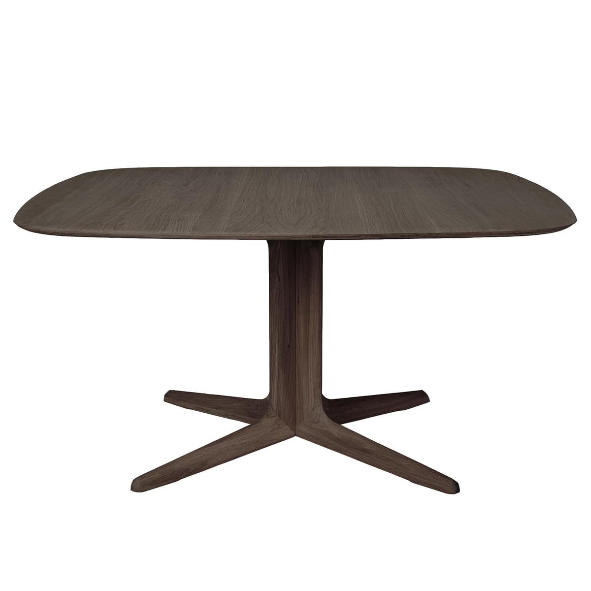 Ethnicraft Corto Eettafel 150x150 Donker Eiken