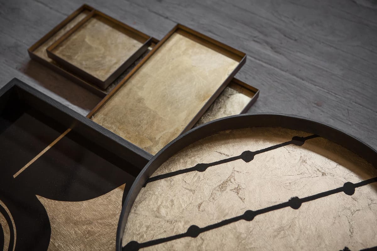 Ethnicraft Dots Dienblad BrownØ48 thumbnail 3