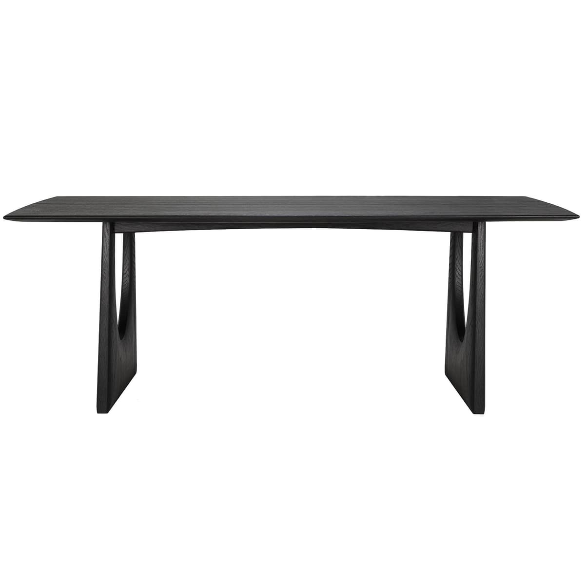 Ethnicraft Geometric Eettafel 220x100 Zwart Eiken