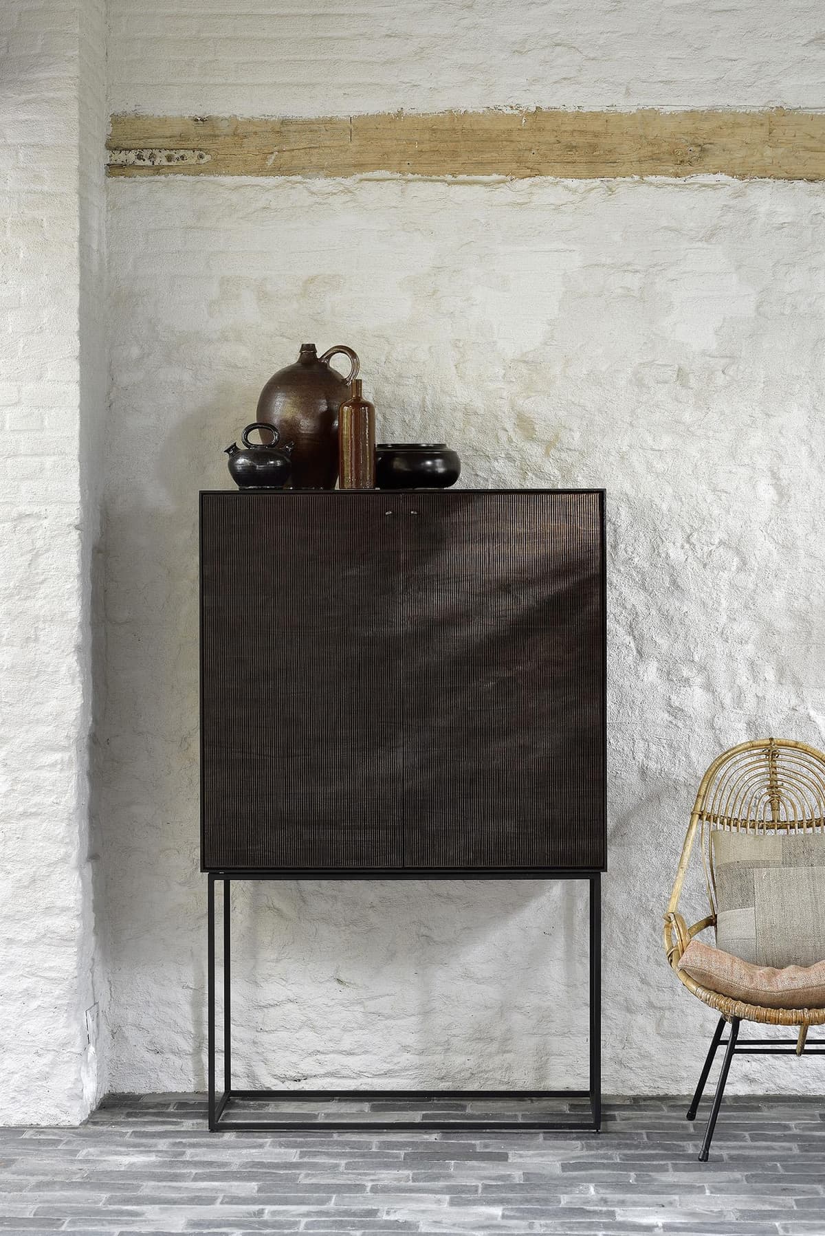 Ethnicraft Grooves Opbergkast 102x45 thumbnail 2