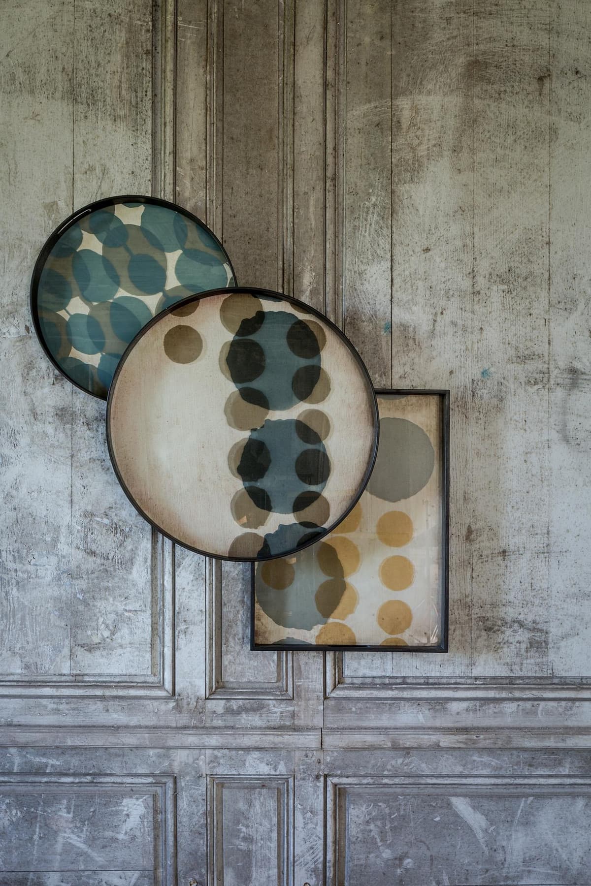 Ethnicraft Layered Dots Dienblad SlateØ61 thumbnail 4