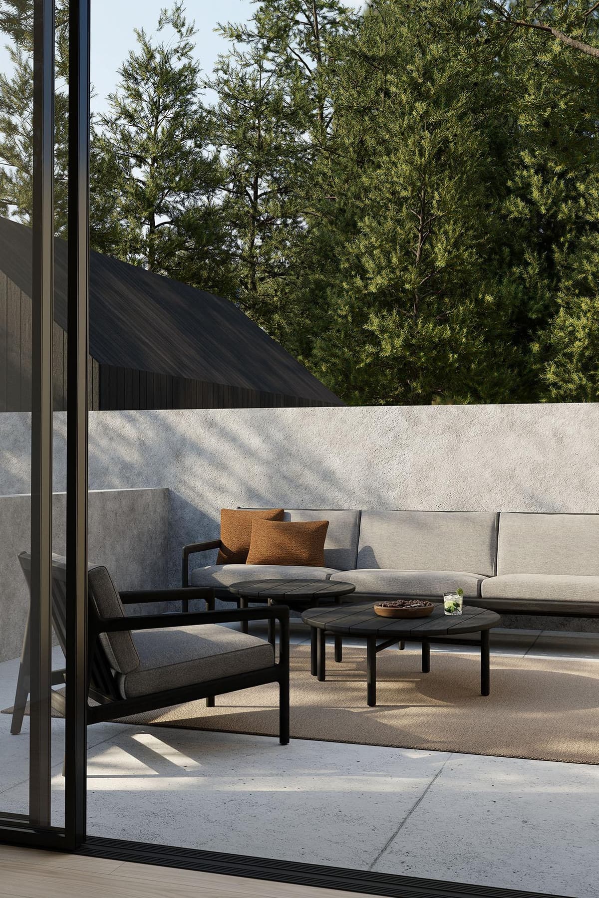 Ethnicraft Nomad Outdoor Kussen 60x40 Cumin thumbnail 2