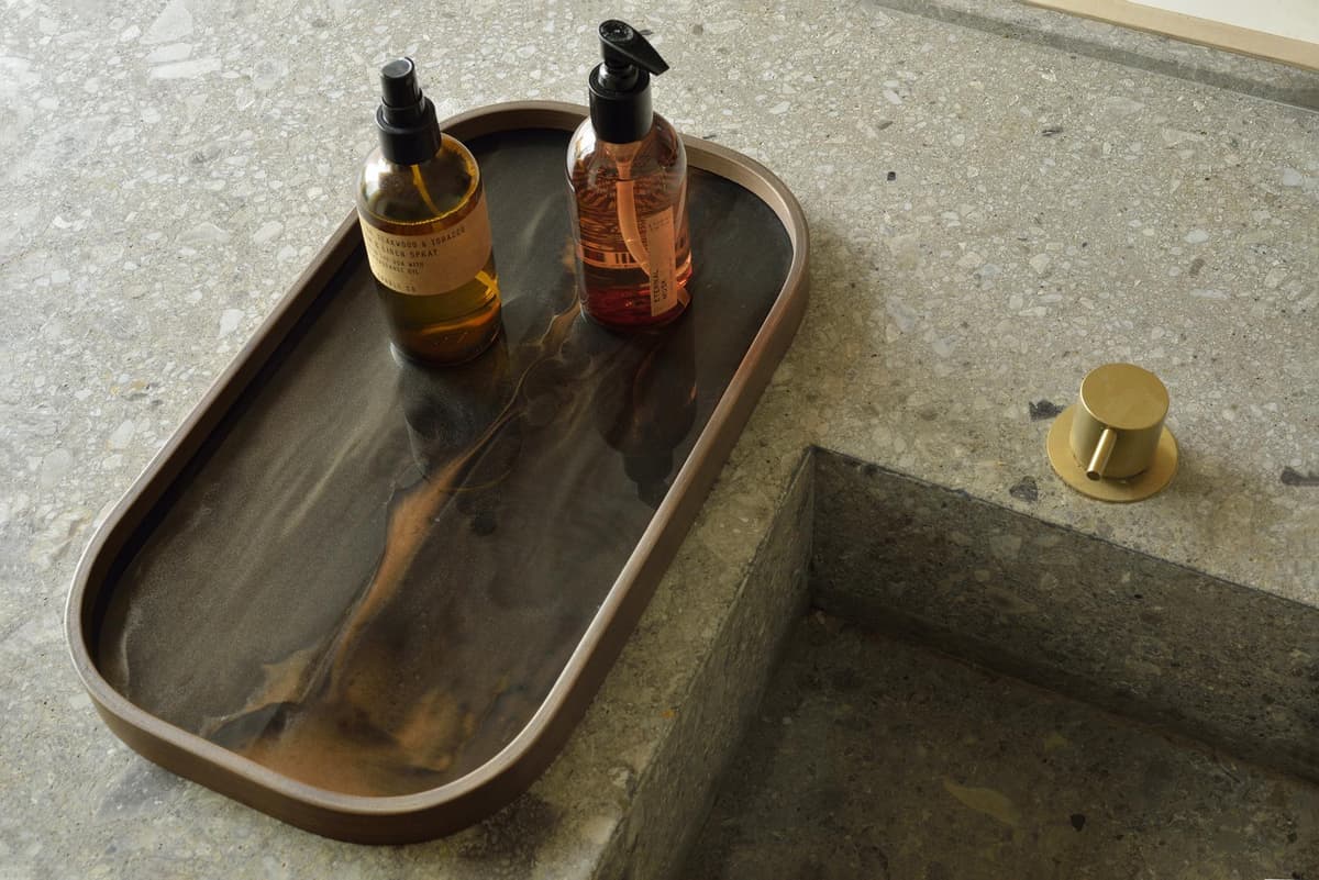 Ethnicraft Organic Dienblad 42x24 Black thumbnail 3