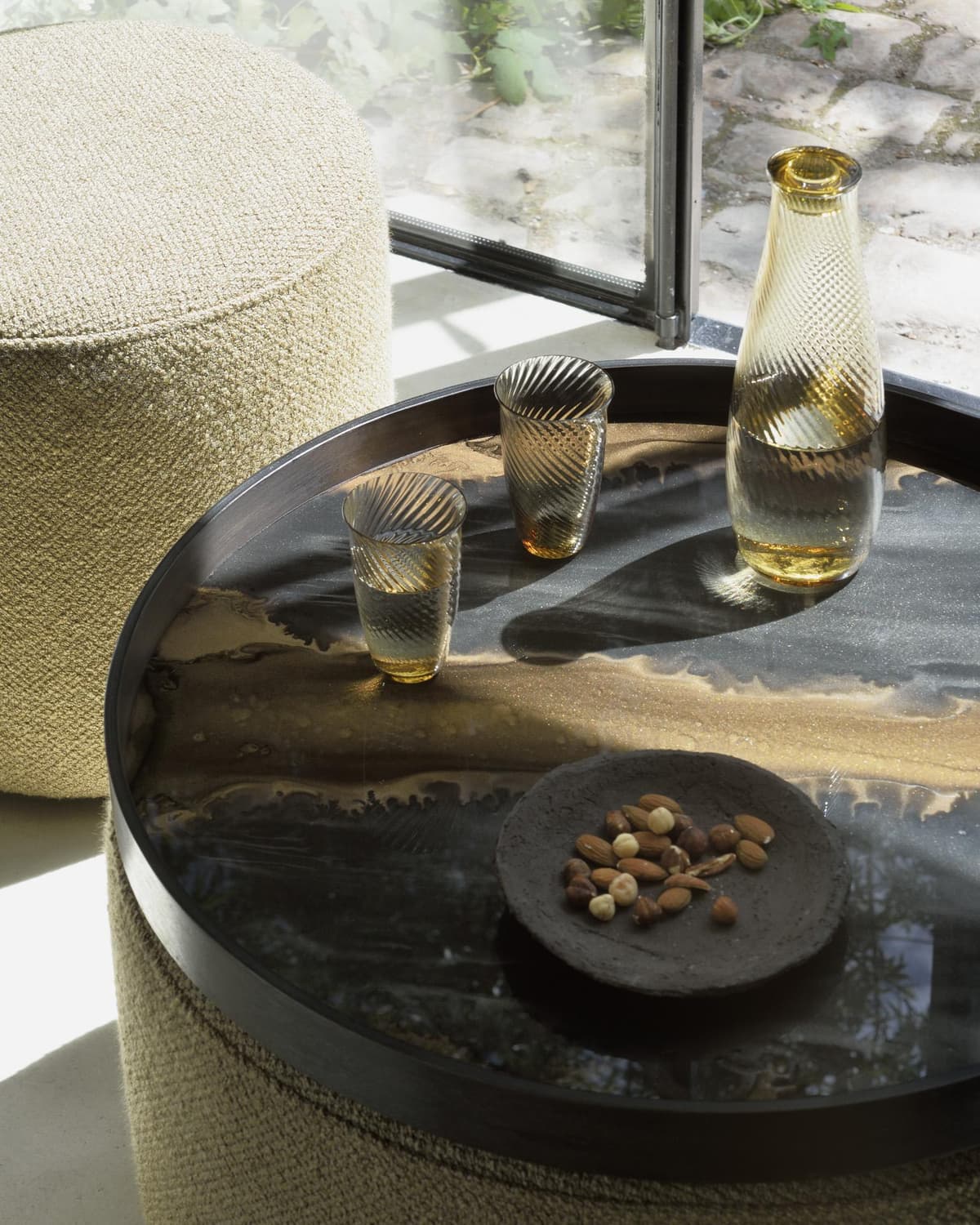 Ethnicraft Organic Dienblad BronzeØ61 thumbnail 2