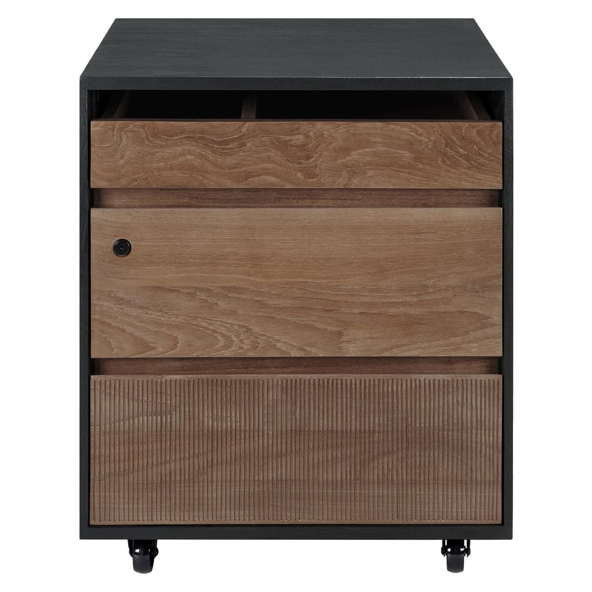 Ethnicraft Oscar Ladekast Met Slot 3 Lades