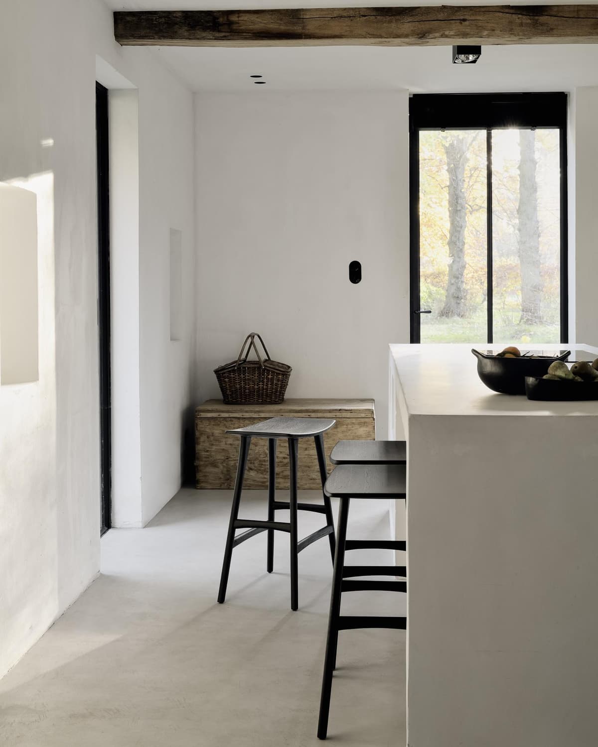 Ethnicraft Osso Barkruk 65 Bruin Teak thumbnail 2