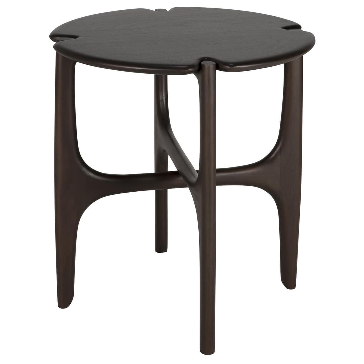 Ethnicraft PI BijzettafelØ47 Mahonie Donkerbruin