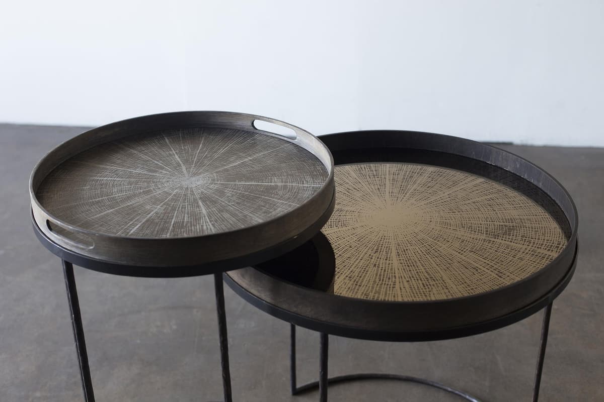 Ethnicraft Slice Dienblad WhiteØ48 thumbnail 2