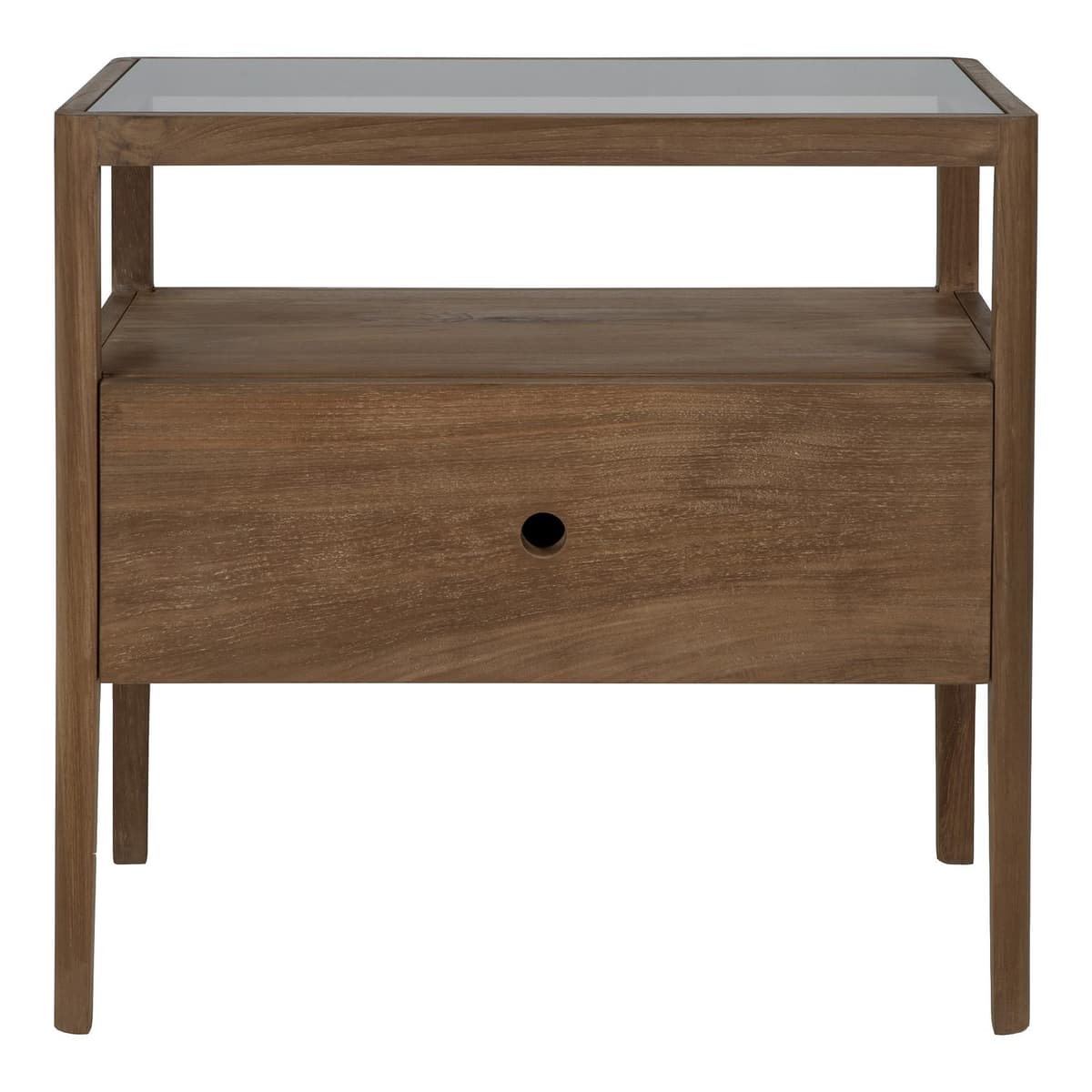 Ethnicraft Spindle Nachtkast Hergebruikt Teak