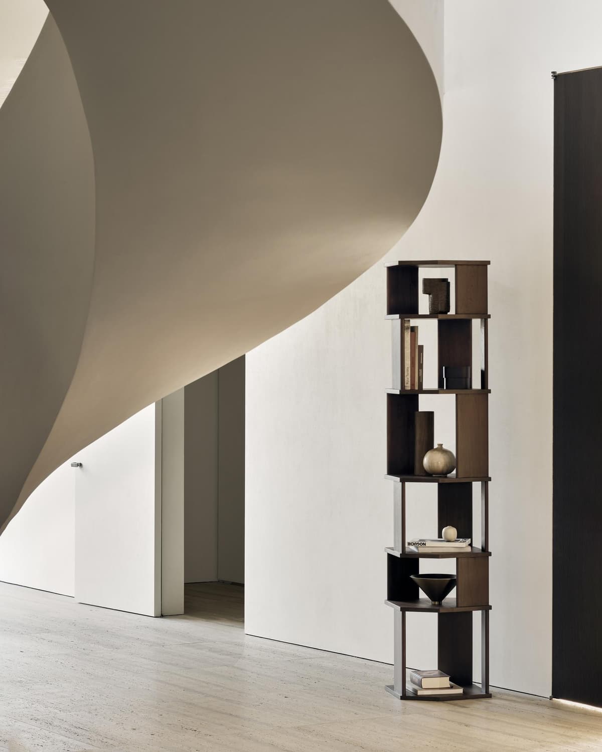 Ethnicraft Stairs Boekenkast Teak Bruin thumbnail 2