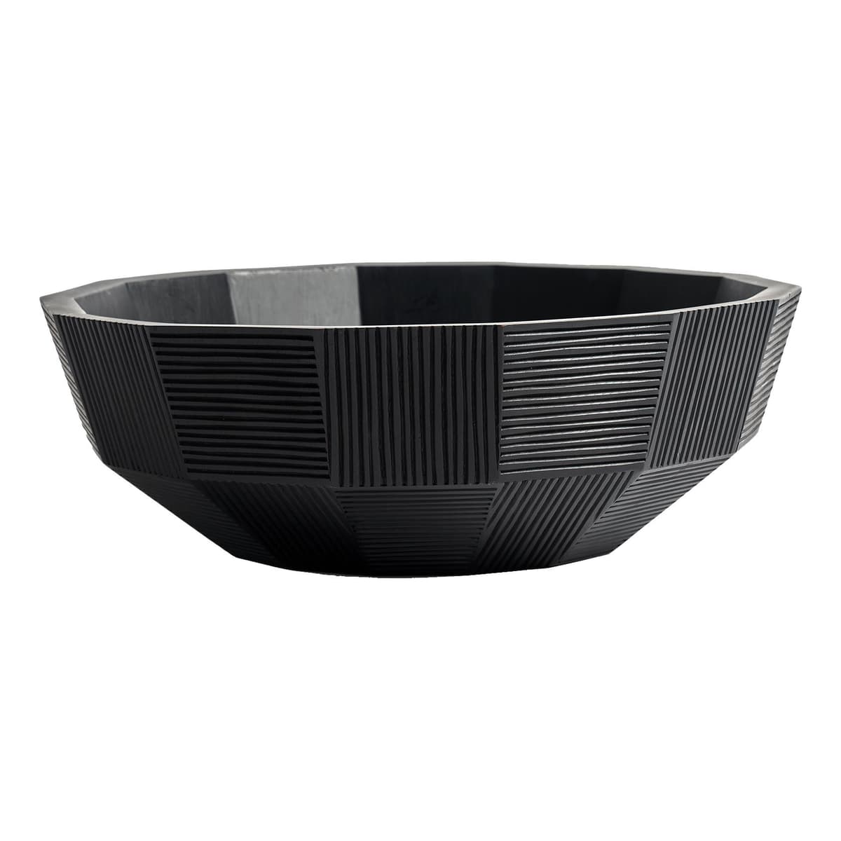 Ethnicraft Striped Bowl FruitschaalØ40