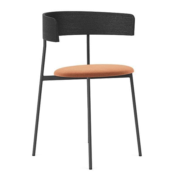 FÉST Friday Stoel Met Armleuning Zwart Royal 160 Magnolia