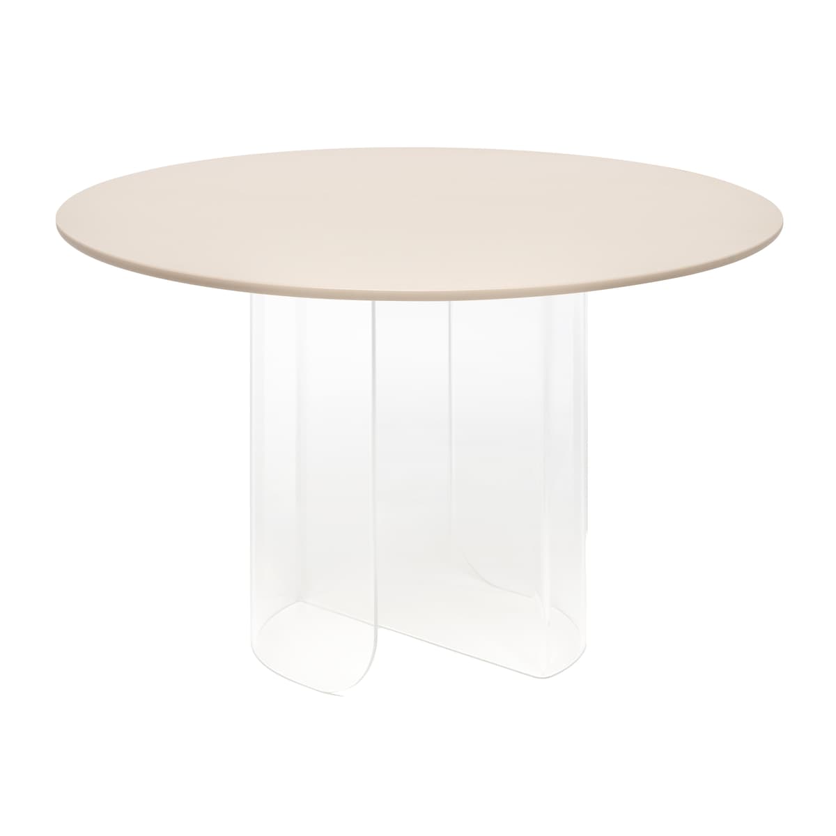 FÉST Plateau Eettafel 120 Transparant Sand Blad