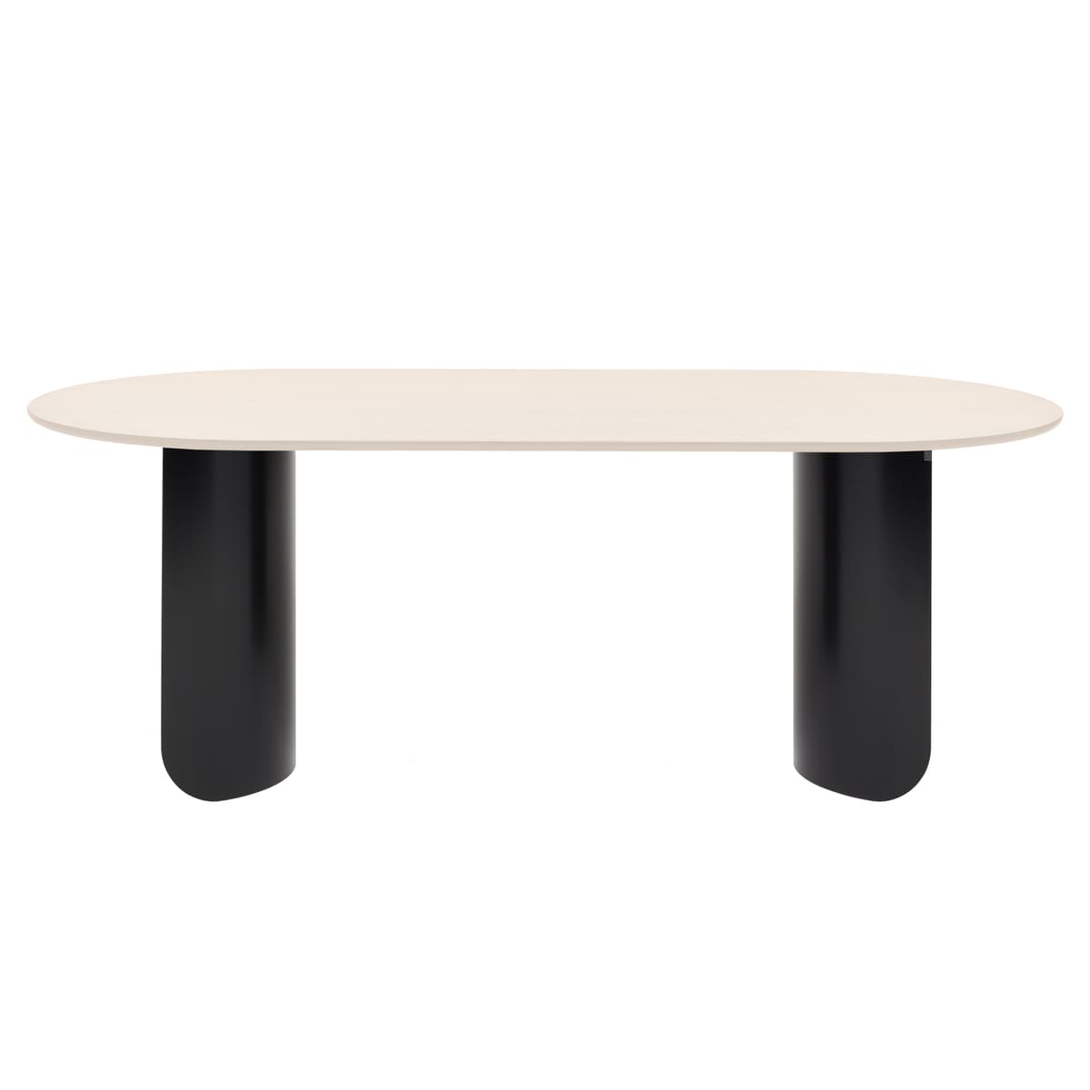 FÉST Plateau Eettafel 200x90 Zwart Sand Blad