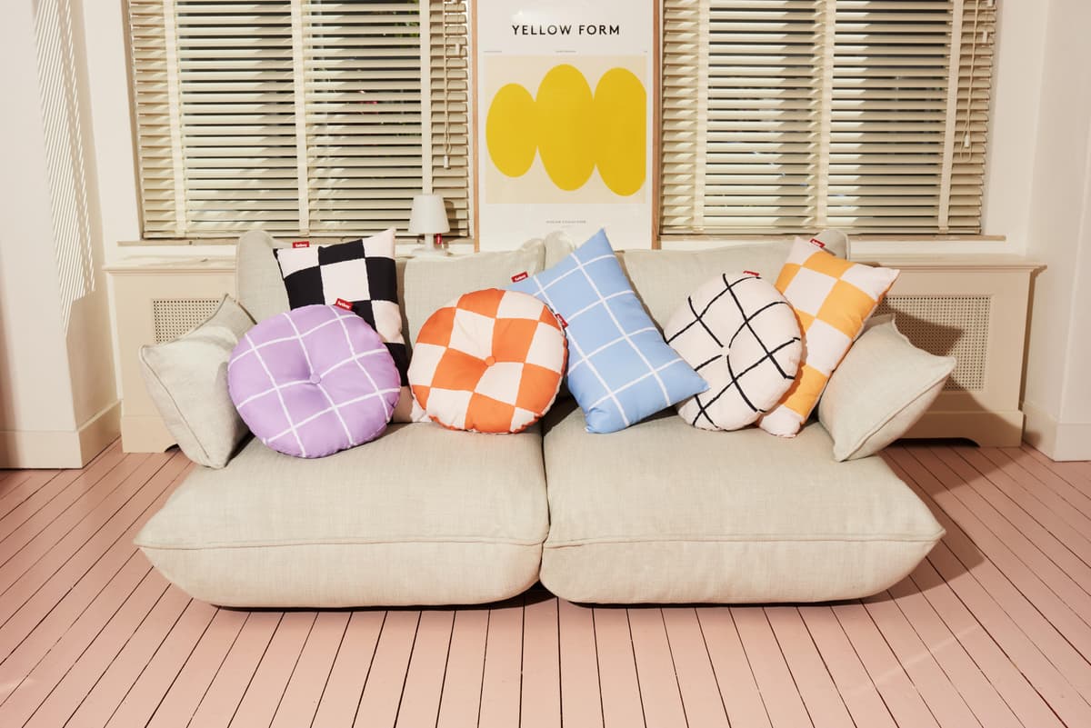 Fatboy Circle KussenØ50 Stripe Cacao thumbnail 2